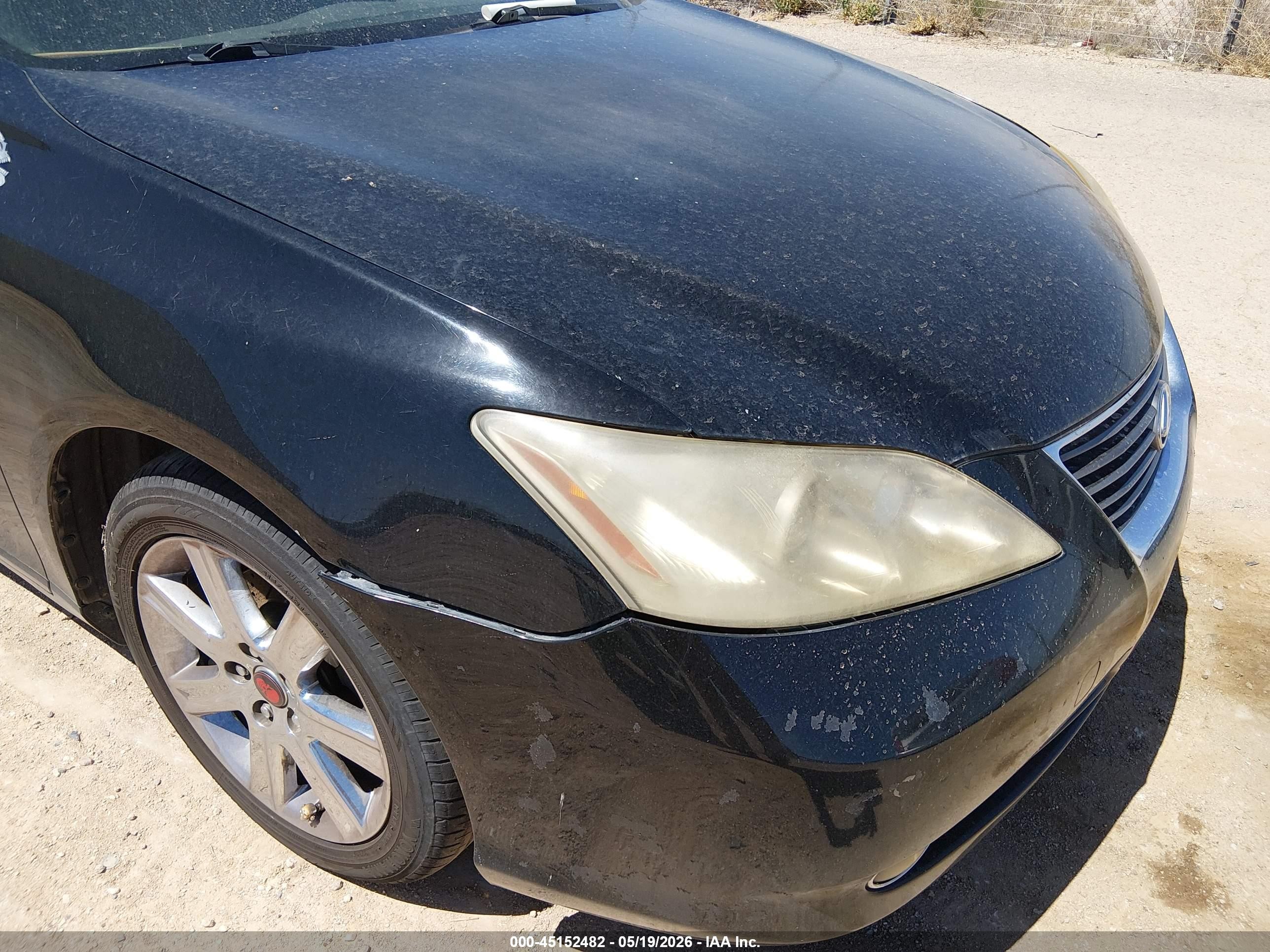 2007 Lexus ES 350 VIN JTHBJ46G972011190 IAAI salvage auction — Unknown, Clear (Michigan), sold $550 on 2026-07-09 (photo 6)