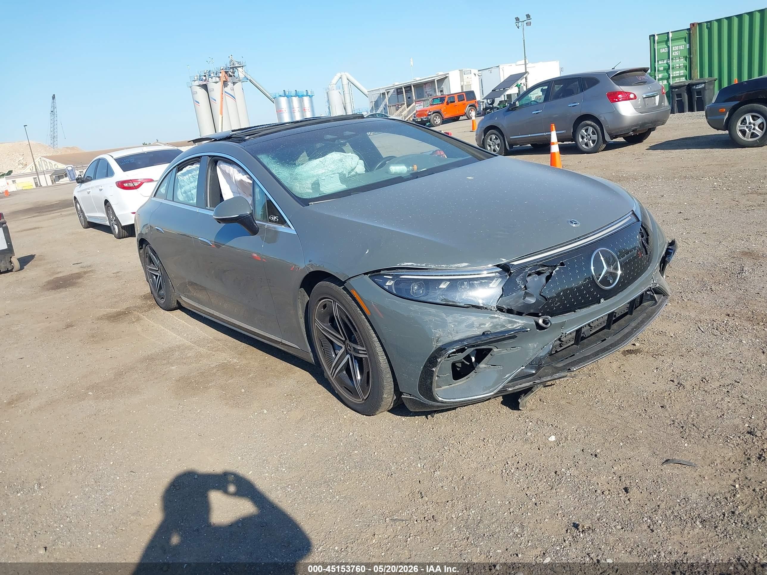 2024 Mercedes-Benz EQS VIN W1KCG2EB3RA048376 — IAAI salvage auction photo