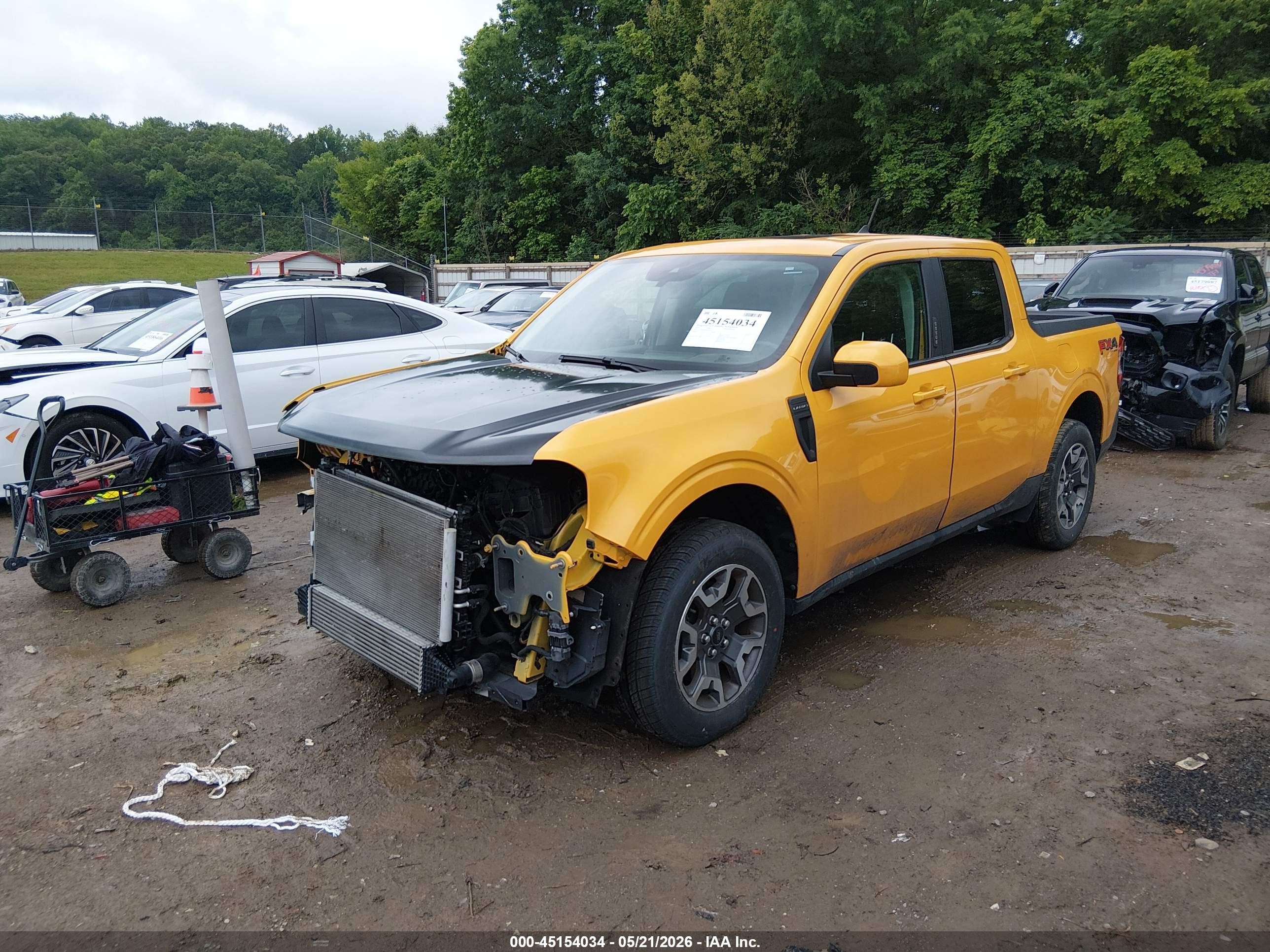 2023 Ford Maverick VIN 3FTTW8F94PRA54055 IAAI salvage auction — Front End, Salvage (Tennessee), sold $5,500 on 2026-07-10 (photo 2)