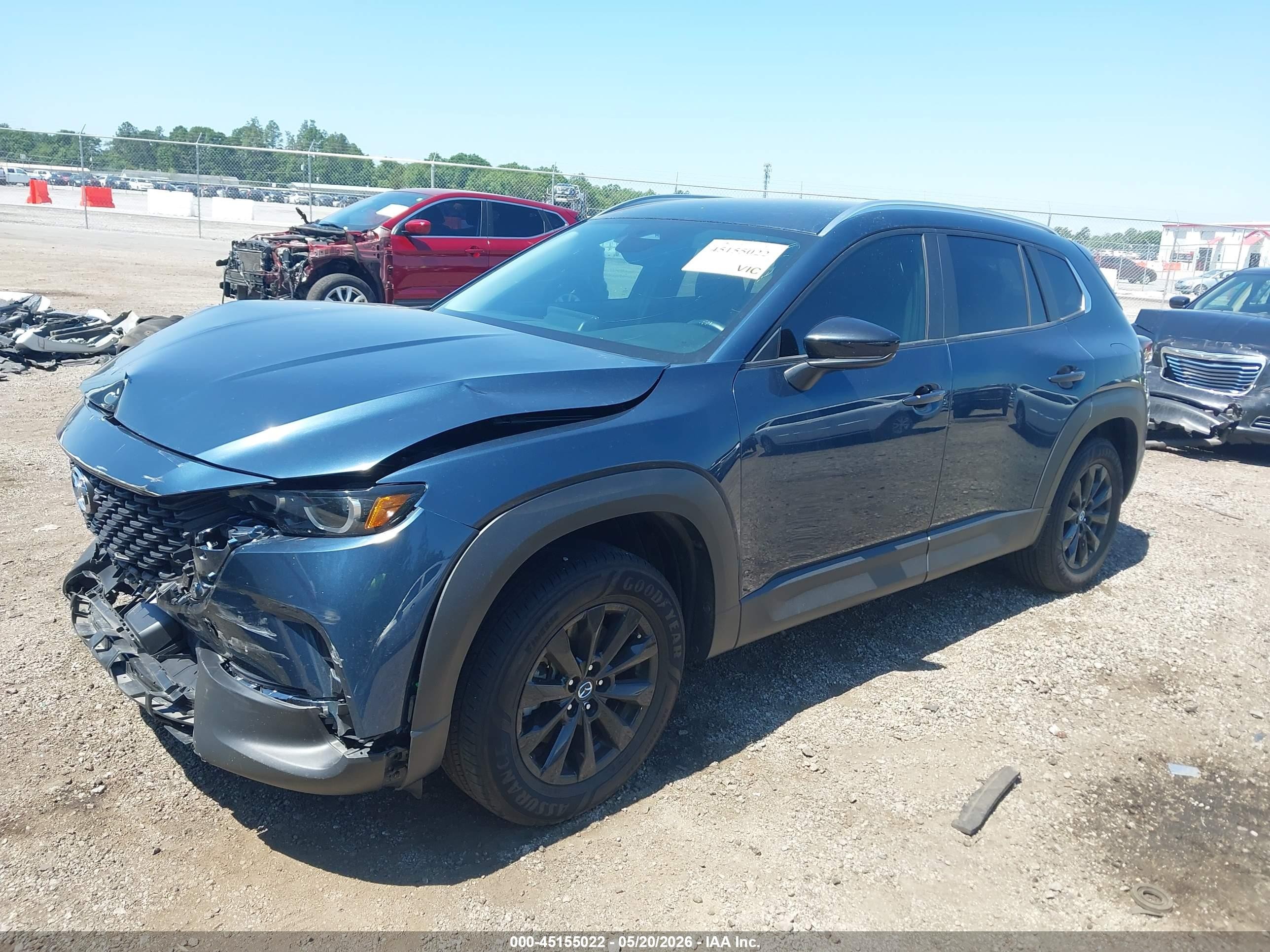 2025 Mazda Cx-50 VIN 7MMVABBM2SN310283 IAAI salvage auction — Front End, Clear (South Carolina), sold $9,800 on 2026-09-25 (photo 2)