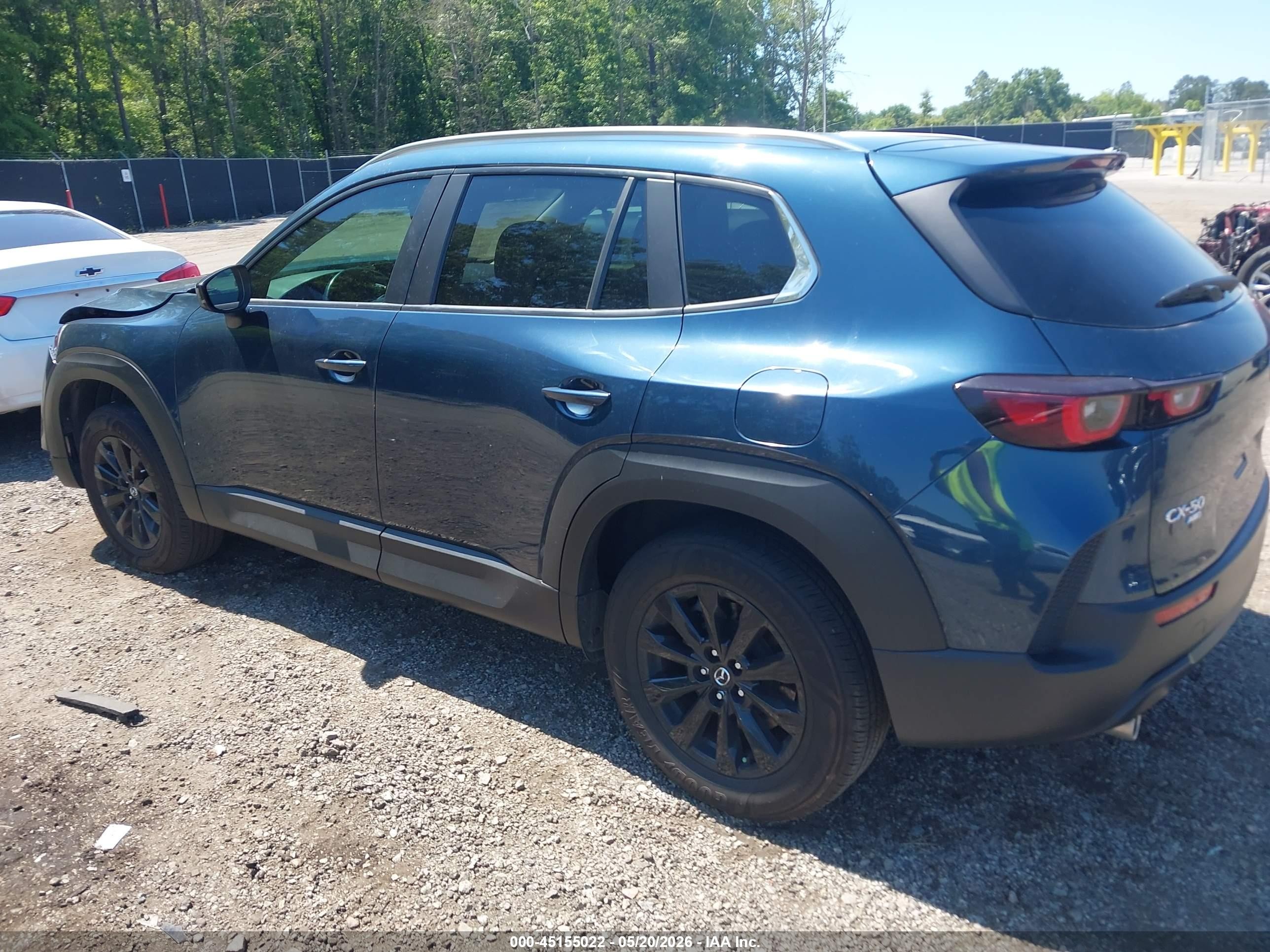 2025 Mazda Cx-50 VIN 7MMVABBM2SN310283 IAAI salvage auction — Front End, Clear (South Carolina), sold $9,800 on 2026-09-25 (photo 3)