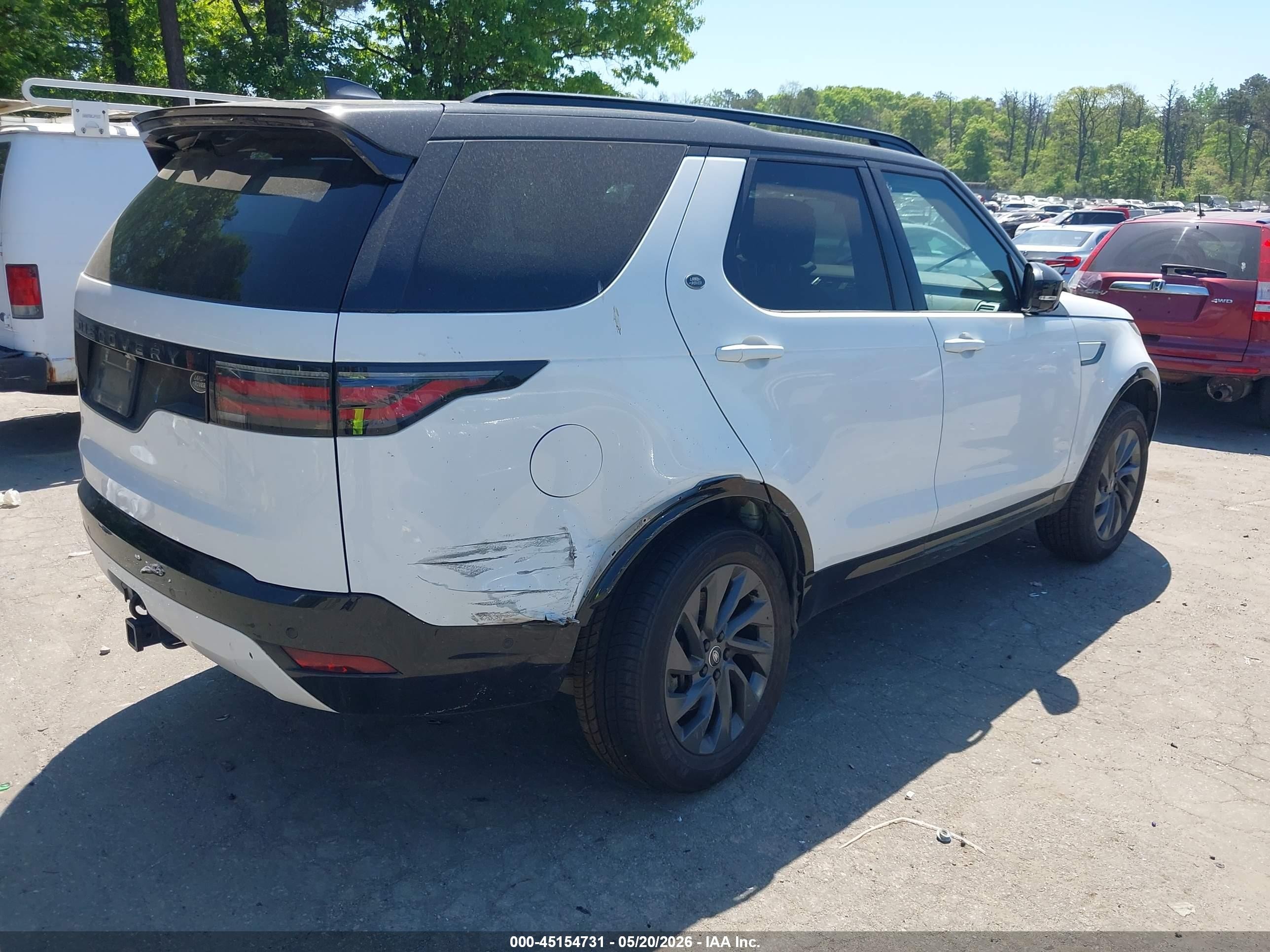 2023 Land Rover Discovery VIN SALRT2EX2P2472398 IAAI salvage auction — Rear End, Mv-907A (New York), sold $12,050 on 2026-06-30 (photo 4)