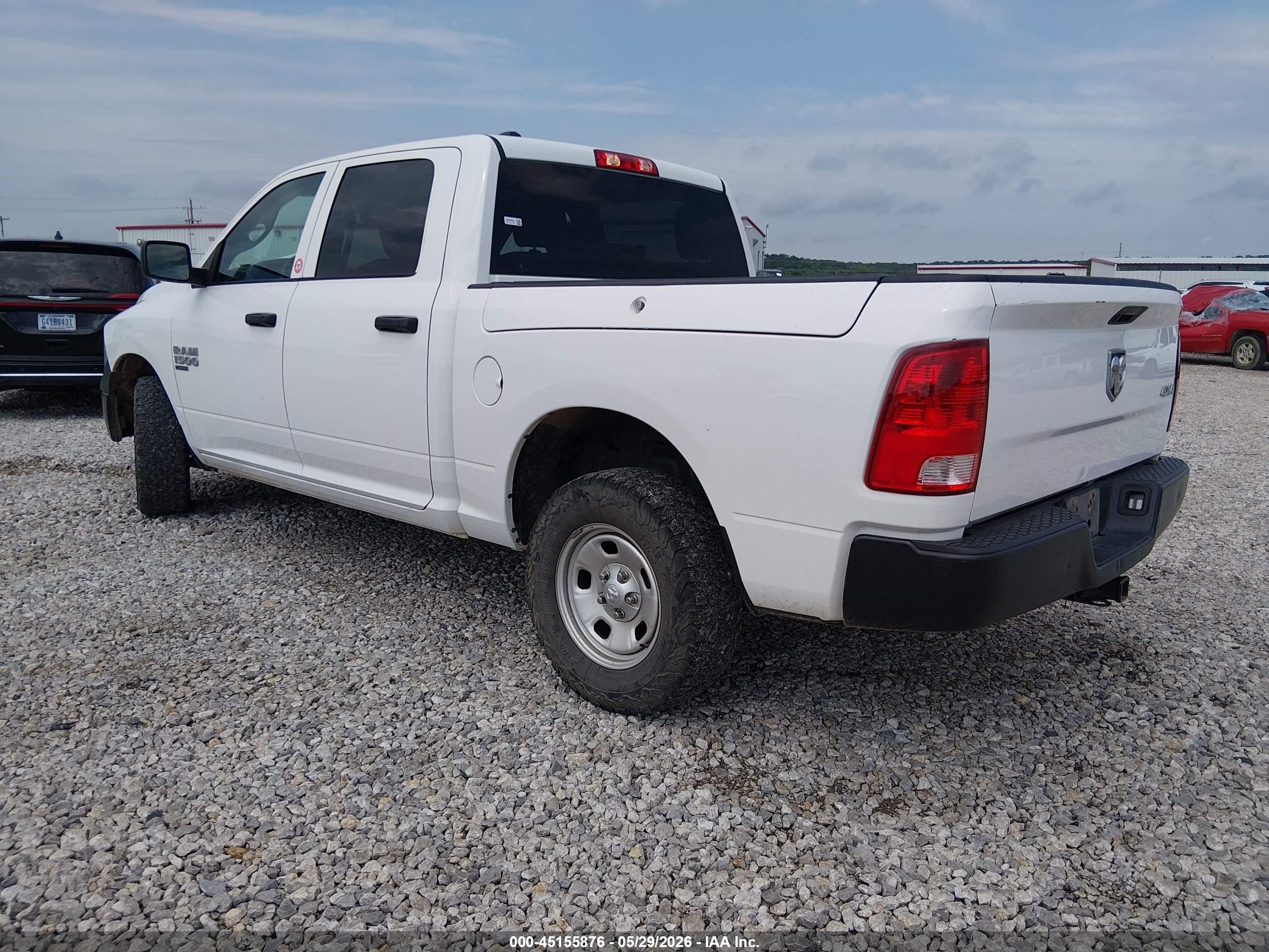 2020 Ram 1500 VIN 1C6RR7KGXLS157759 IAAI salvage auction — Normal Wear, SF97 (Oklahoma), sold $13,200 on 2026-07-09 (photo 3)