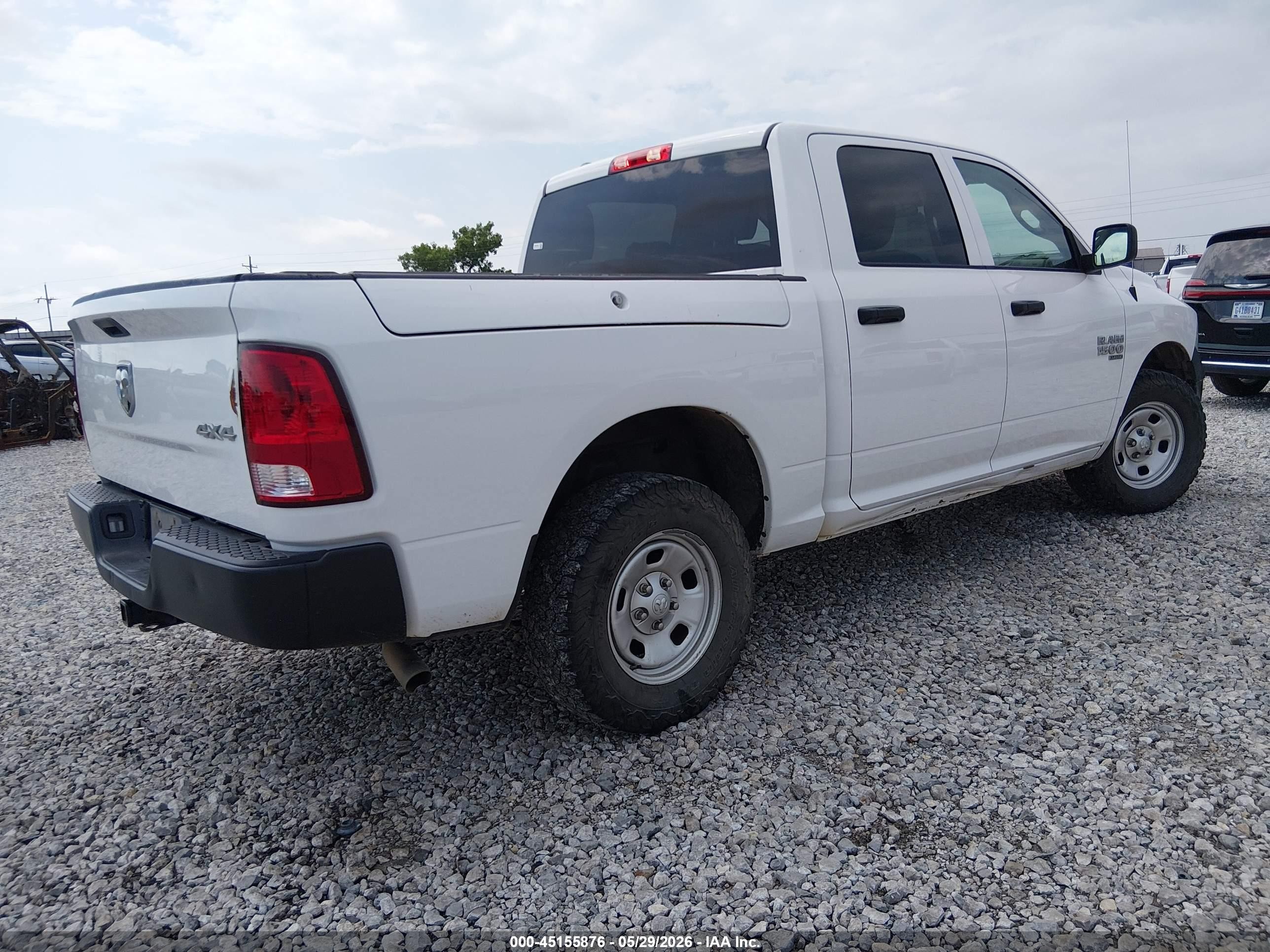 2020 Ram 1500 VIN 1C6RR7KGXLS157759 IAAI salvage auction — Normal Wear, SF97 (Oklahoma), sold $13,200 on 2026-07-09 (photo 4)