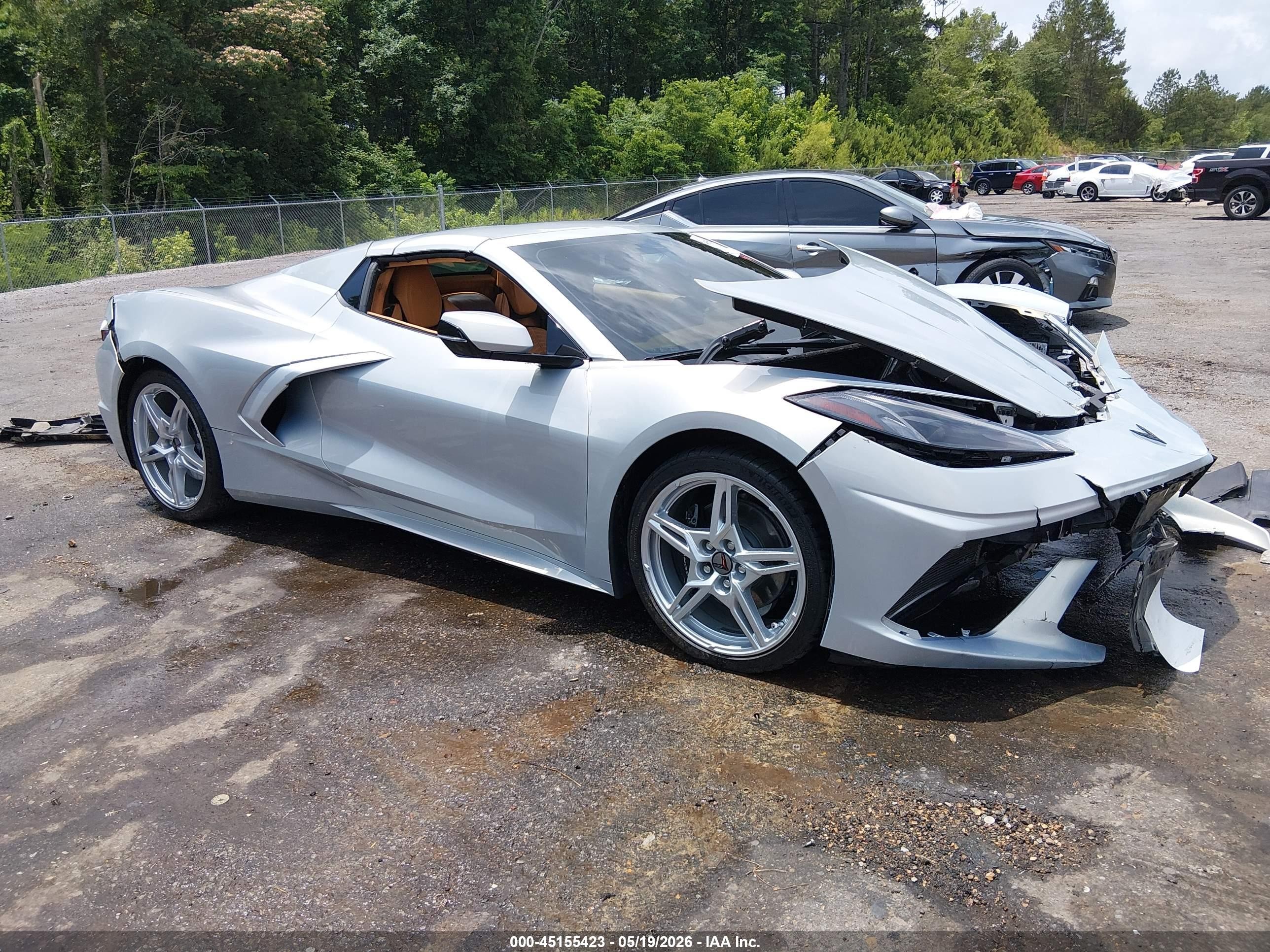 2021 Chevrolet Corvette Stingray VIN 1G1YC3D49M5124102 — IAAI salvage auction photo