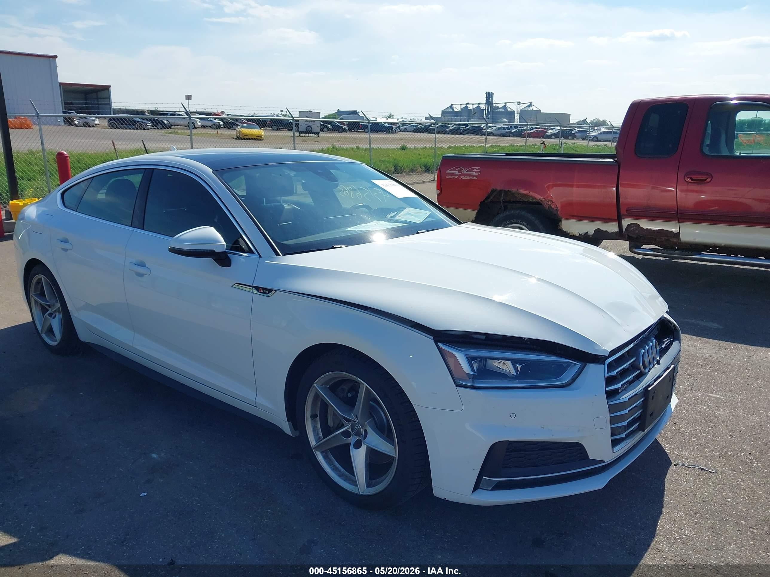 2019 Audi A5 VIN WAUENCF51KA079278 — IAAI salvage auction photo