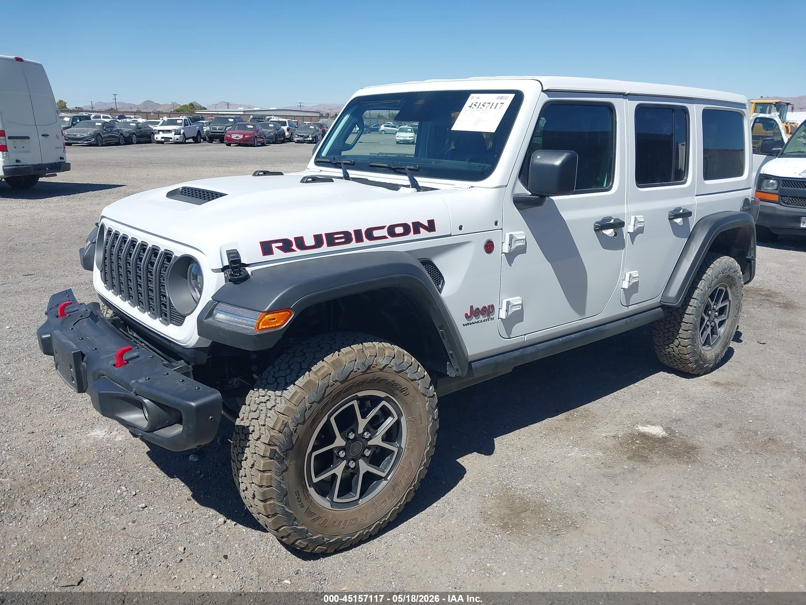 2026 Jeep Wrangler VIN 1C4PJXFG5TW202875 IAAI salvage auction — Theft, Mv-907A (New York), sold $33,750 on 2026-08-26 (photo 2)
