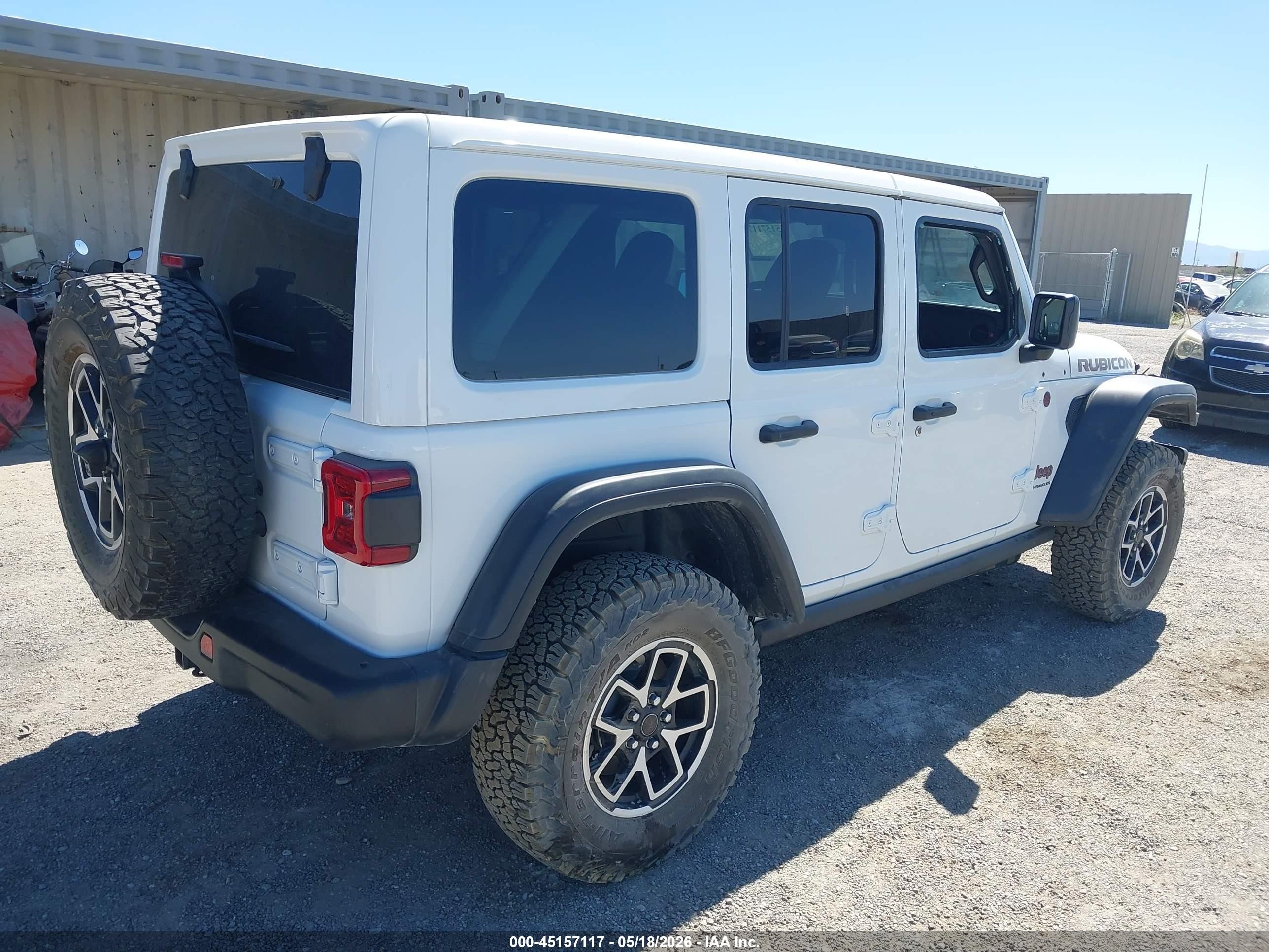 2026 Jeep Wrangler VIN 1C4PJXFG5TW202875 IAAI salvage auction — Theft, Mv-907A (New York), sold $33,750 on 2026-08-26 (photo 4)
