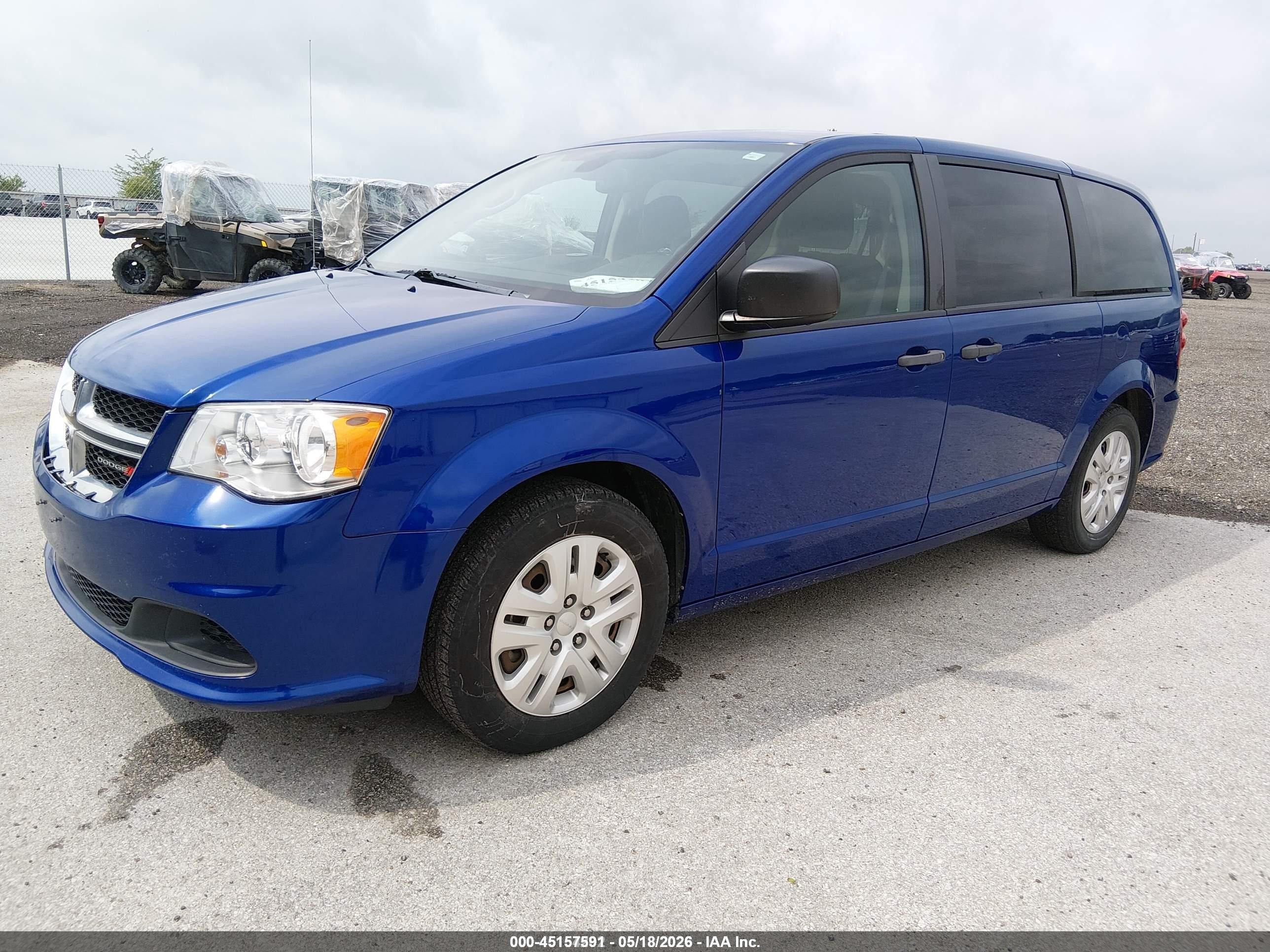2019 Dodge Grand Caravan VIN 2C4RDGBG5KR673907 IAAI salvage auction — Front End, Sf97 (Iowa), sold $9,700 on 2026-07-09 (photo 2)