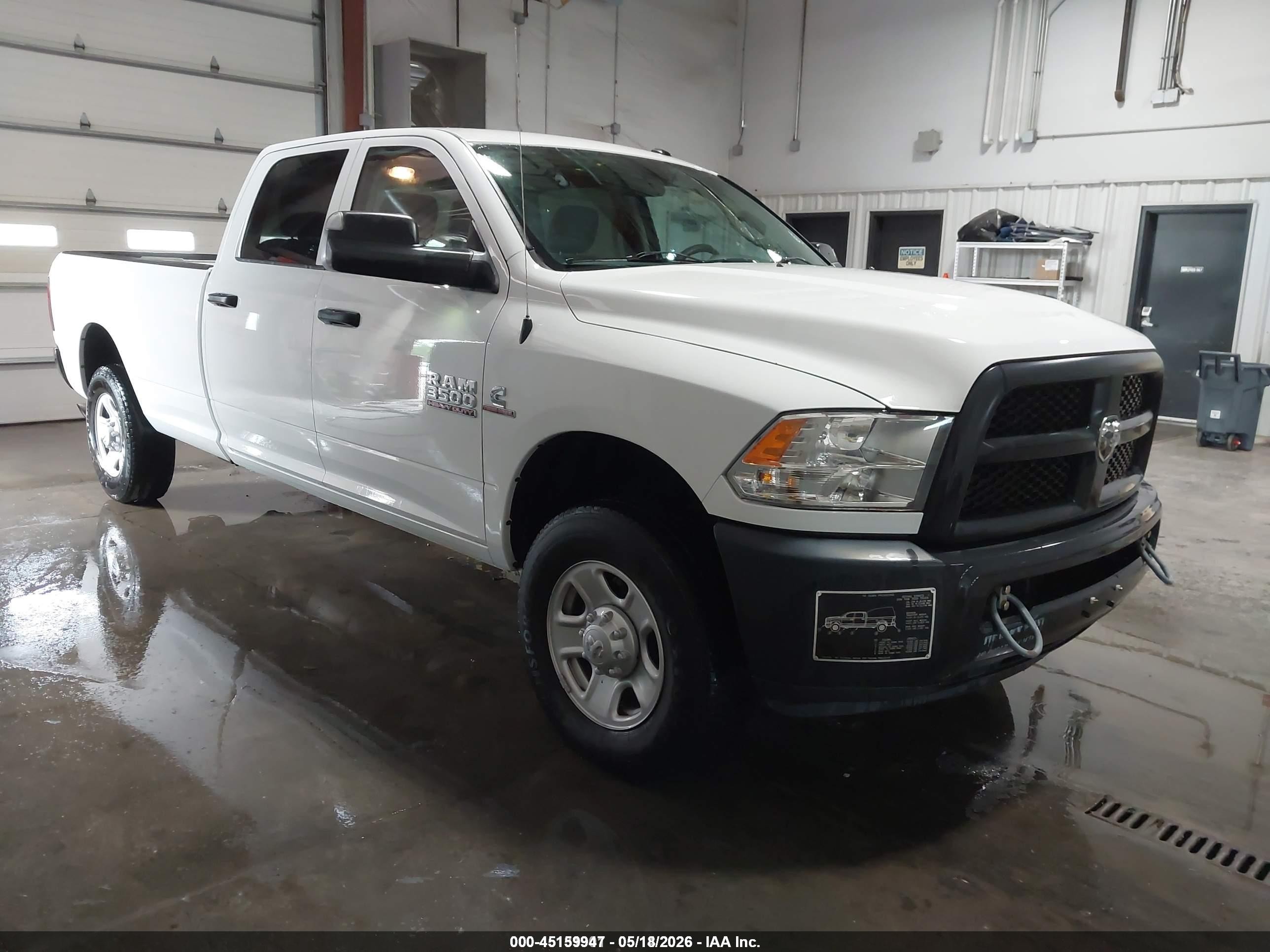 2017 Ram 3500 VIN 3C63R3GL9HG714809 IAAI salvage auction — Front End, SF97 (Kansas), sold $31,250 on 2026-07-09 (photo 1)