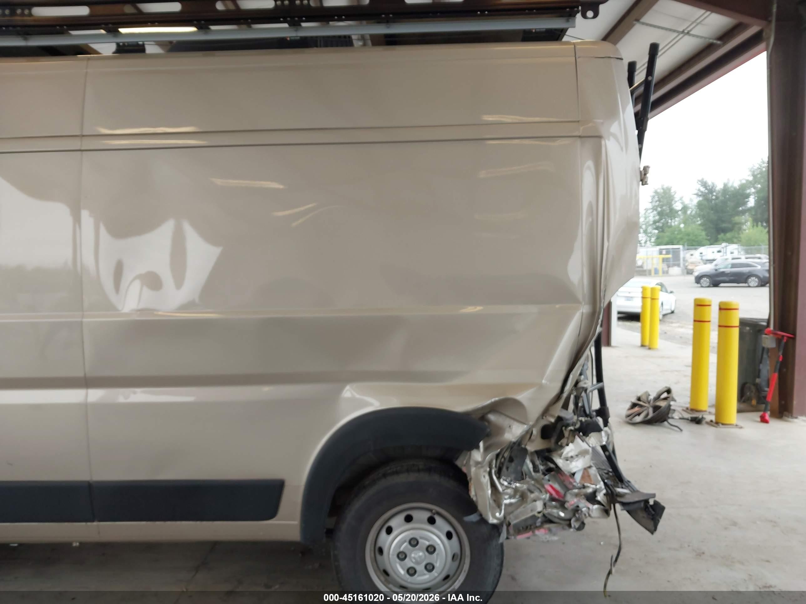 2021 Ram ProMaster 2500 VIN 3C6LRVDG2ME539313 IAAI salvage auction — Rear End, Bill Of Sale (Washington), sold $8,100 on 2026-08-12 (photo 6)