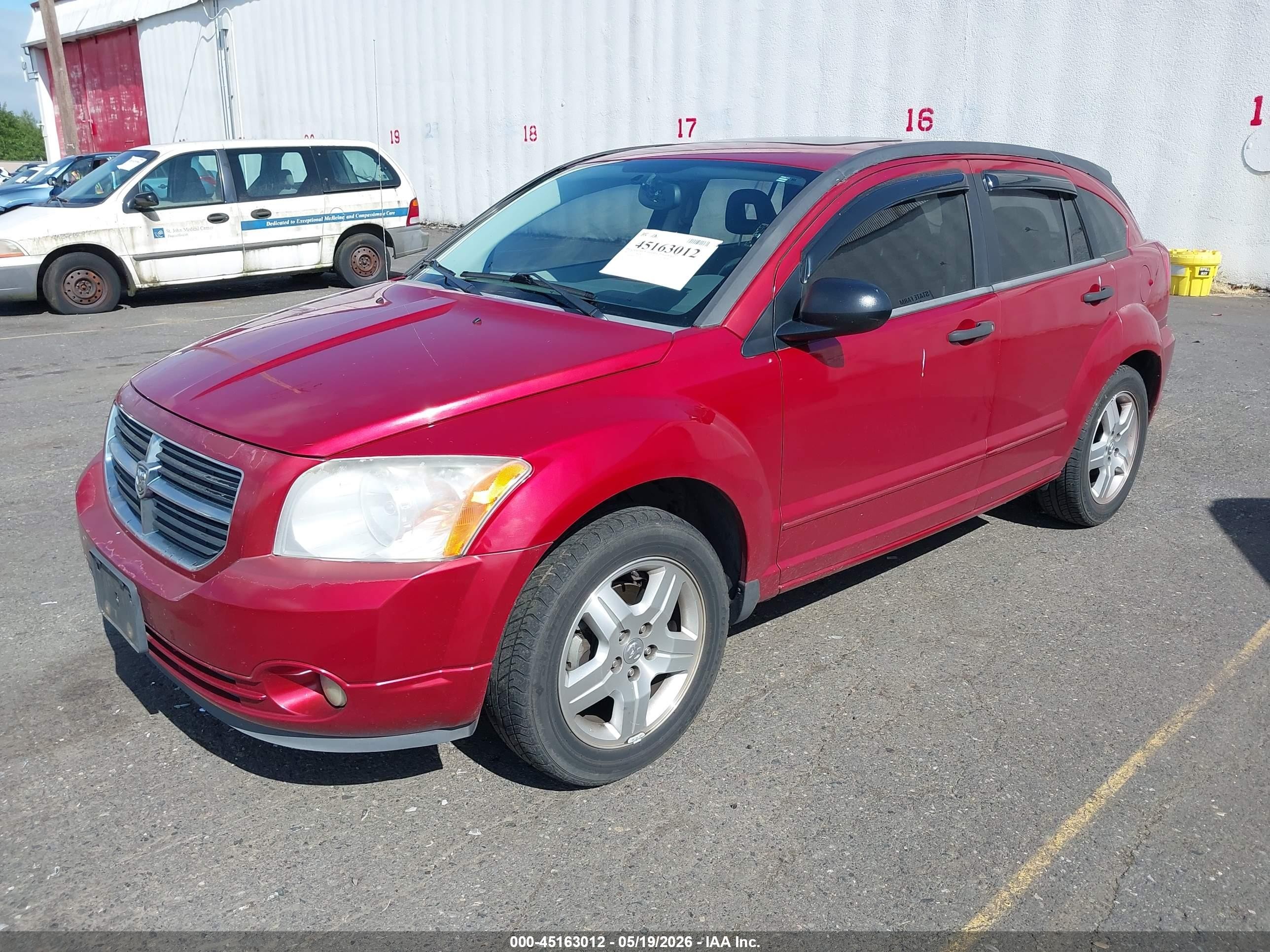 2007 Dodge Caliber VIN 1B3HB48B47D504985 IAAI salvage auction — Rear End, Salvage (Oregon), sold $275 on 2026-07-09 (photo 2)