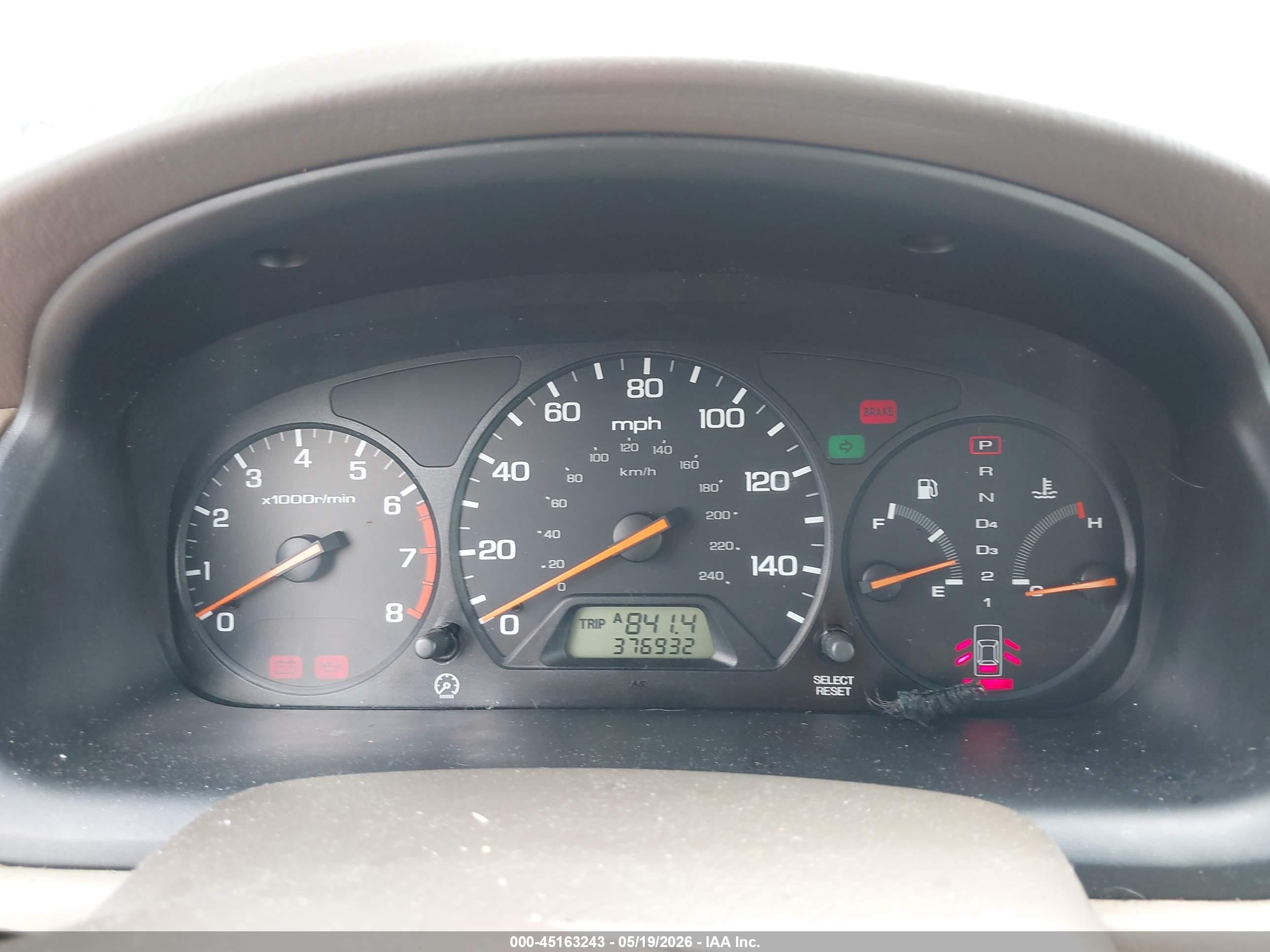 1999 Honda Accord VIN JHMCG5656XC040292 IAAI salvage auction — Front End, Salvage (Oregon), sold $100 on 2026-07-09 (photo 7)
