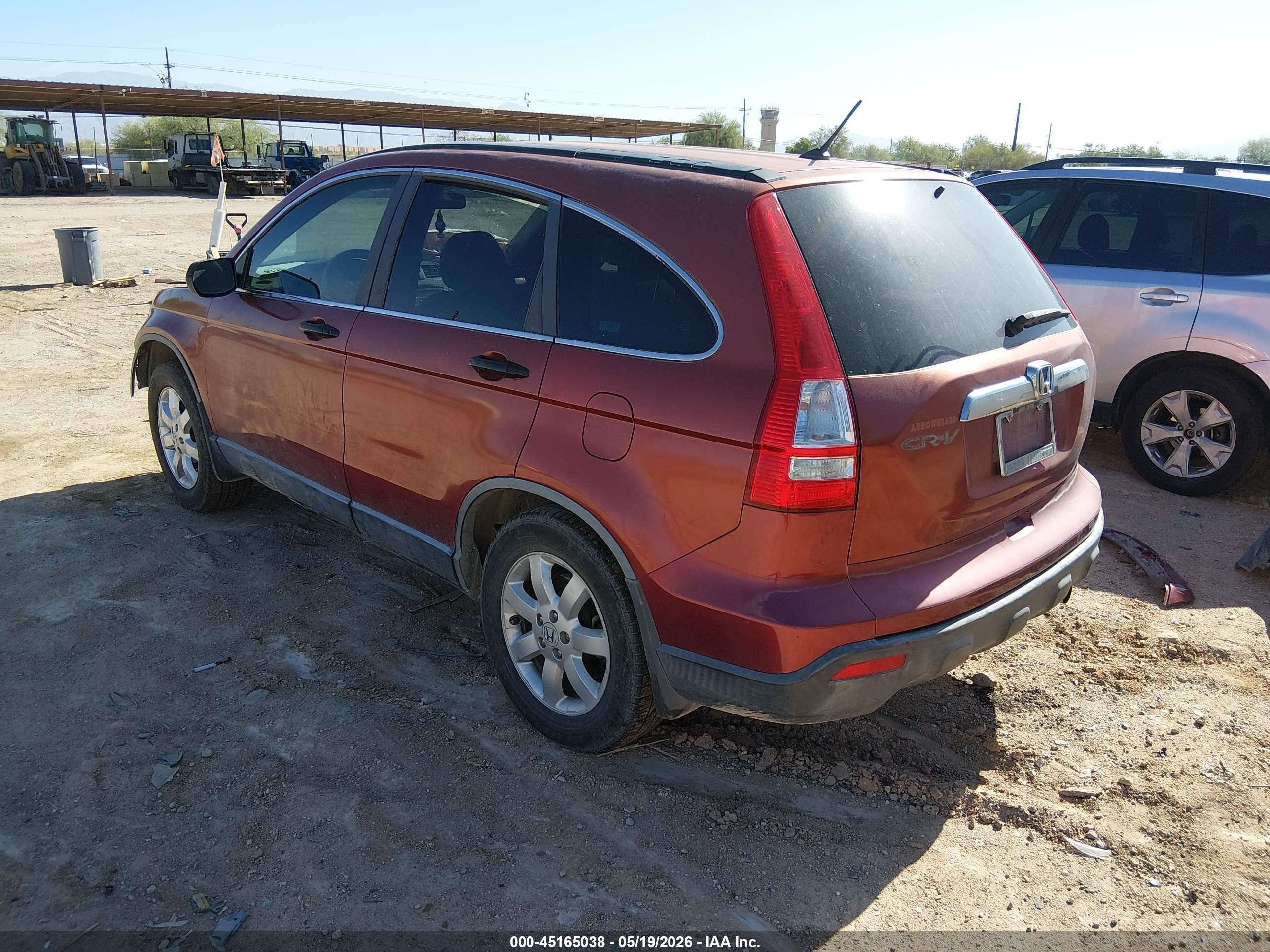 2008 Honda CR-V VIN JHLRE38588C023310 IAAI salvage auction — Normal Wear, Salvage (Arizona), sold $25 on 2026-06-11 (photo 3)