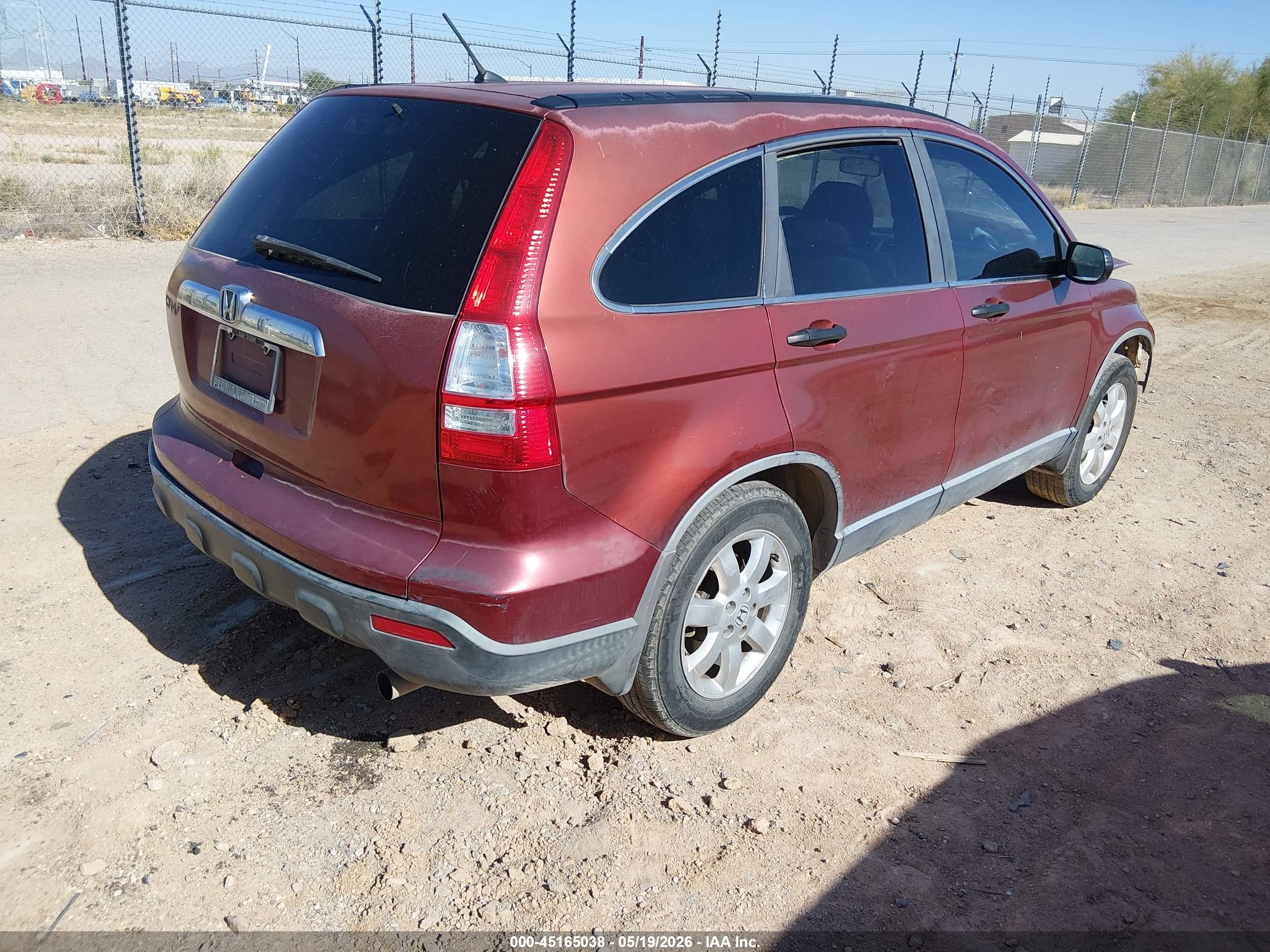 2008 Honda CR-V VIN JHLRE38588C023310 IAAI salvage auction — Normal Wear, Salvage (Arizona), sold $25 on 2026-06-11 (photo 4)