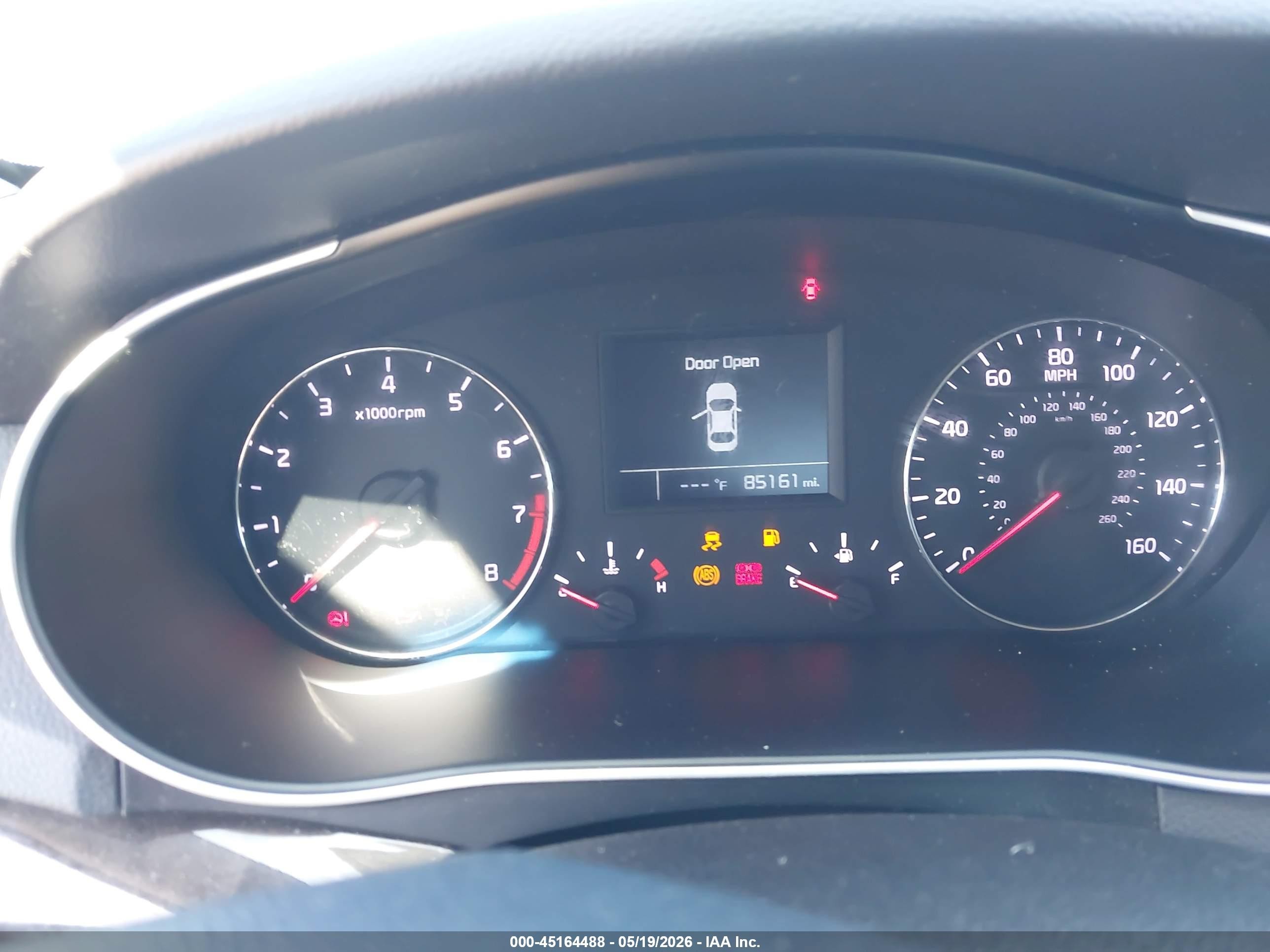 2016 Kia Cadenza VIN KNALN4D77G5215429 IAAI salvage auction — Front End, Salvage (California), sold $1,000 on 2026-07-09 (photo 7)