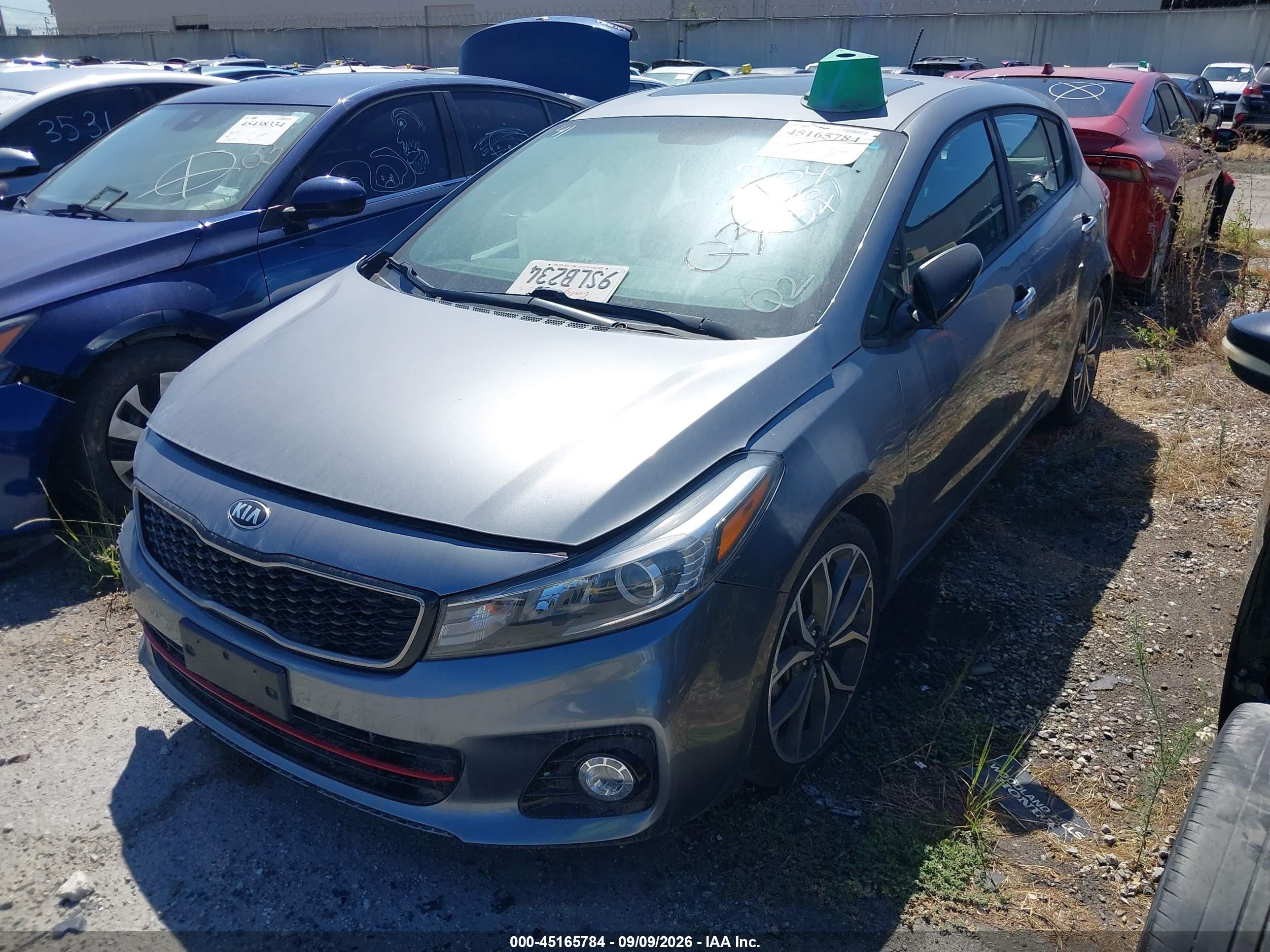 2018 Kia Forte VIN 3KPFN5A31JE231936 IAAI salvage auction — Unknown, Salvage Certificate (California), sold $1,700 on 2026-09-11 (photo 2)