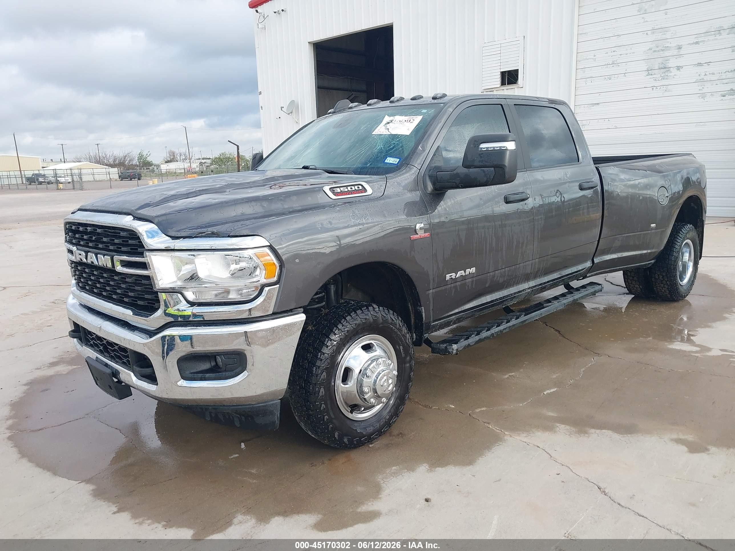 2024 Ram 3500 VIN 3C63RRHL9RG334016 IAAI salvage auction — Hail, Original (Texas), sold $36,150 on 2026-08-20 (photo 2)