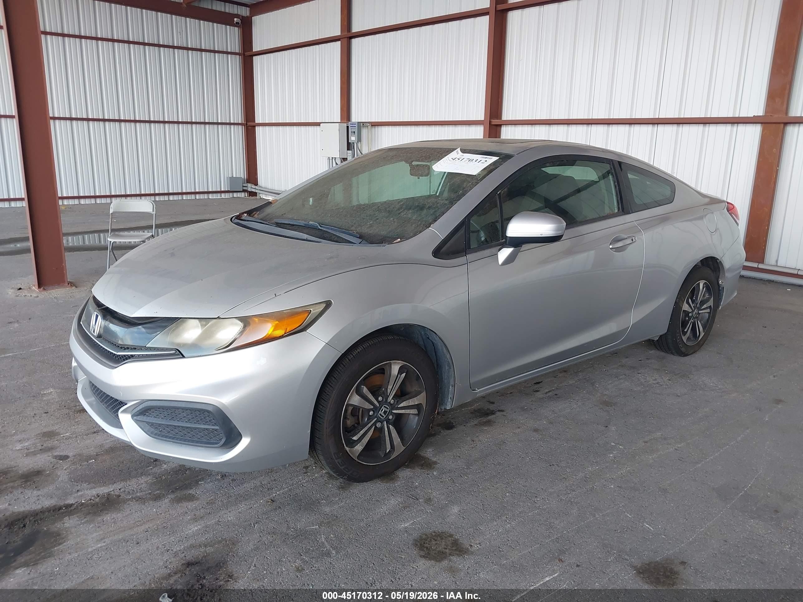 2015 Honda Civic VIN 2HGFG3B85FH525104 IAAI salvage auction — Transmission Damage, Clear (Florida), sold $650 on 2026-06-17 (photo 2)