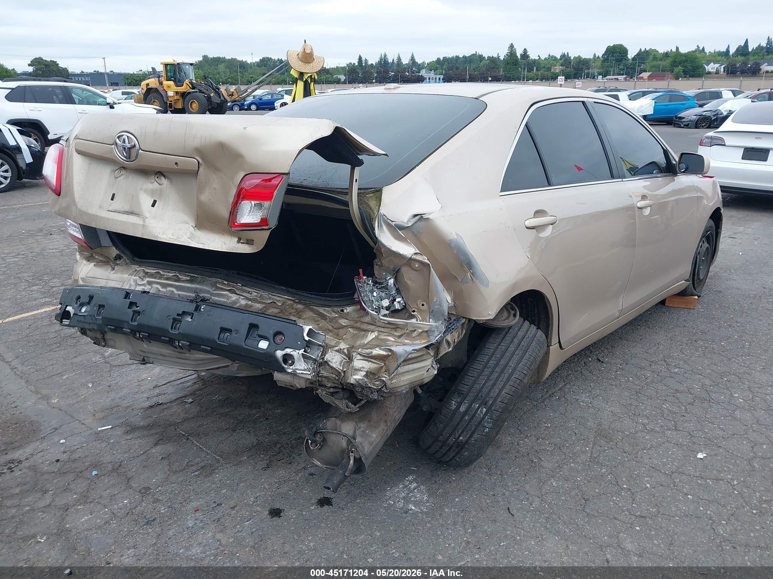 2011 Toyota Camry VIN 4T1BF3EK5BU197483 IAAI salvage auction — Rear End, Salvage (Oregon), sold $1,600 on 2026-07-09 (photo 6)