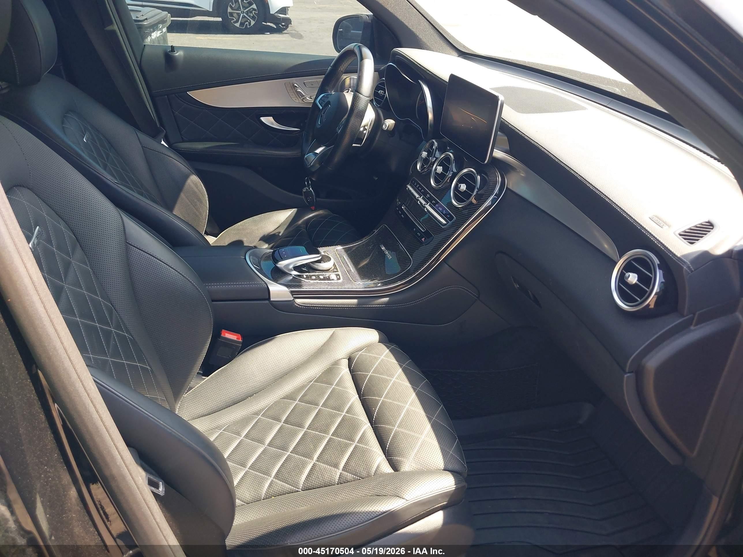 2019 Mercedes-Benz GLC-Class VIN WDC0G8JB3KF488896 IAAI salvage auction — Front End, Salvage (California), sold $16,100 on 2026-07-10 (photo 5)