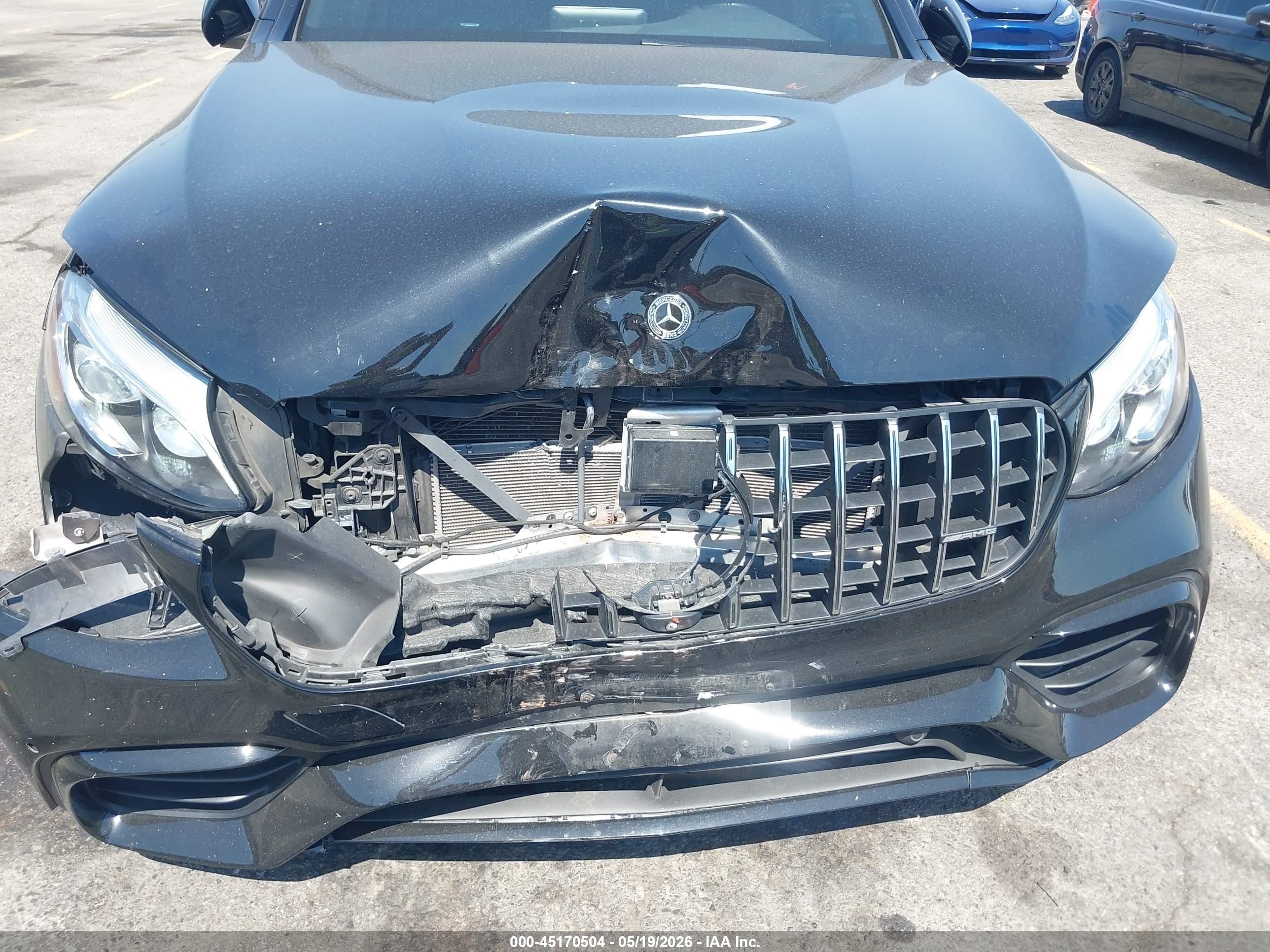 2019 Mercedes-Benz GLC-Class VIN WDC0G8JB3KF488896 IAAI salvage auction — Front End, Salvage (California), sold $16,100 on 2026-07-10 (photo 6)