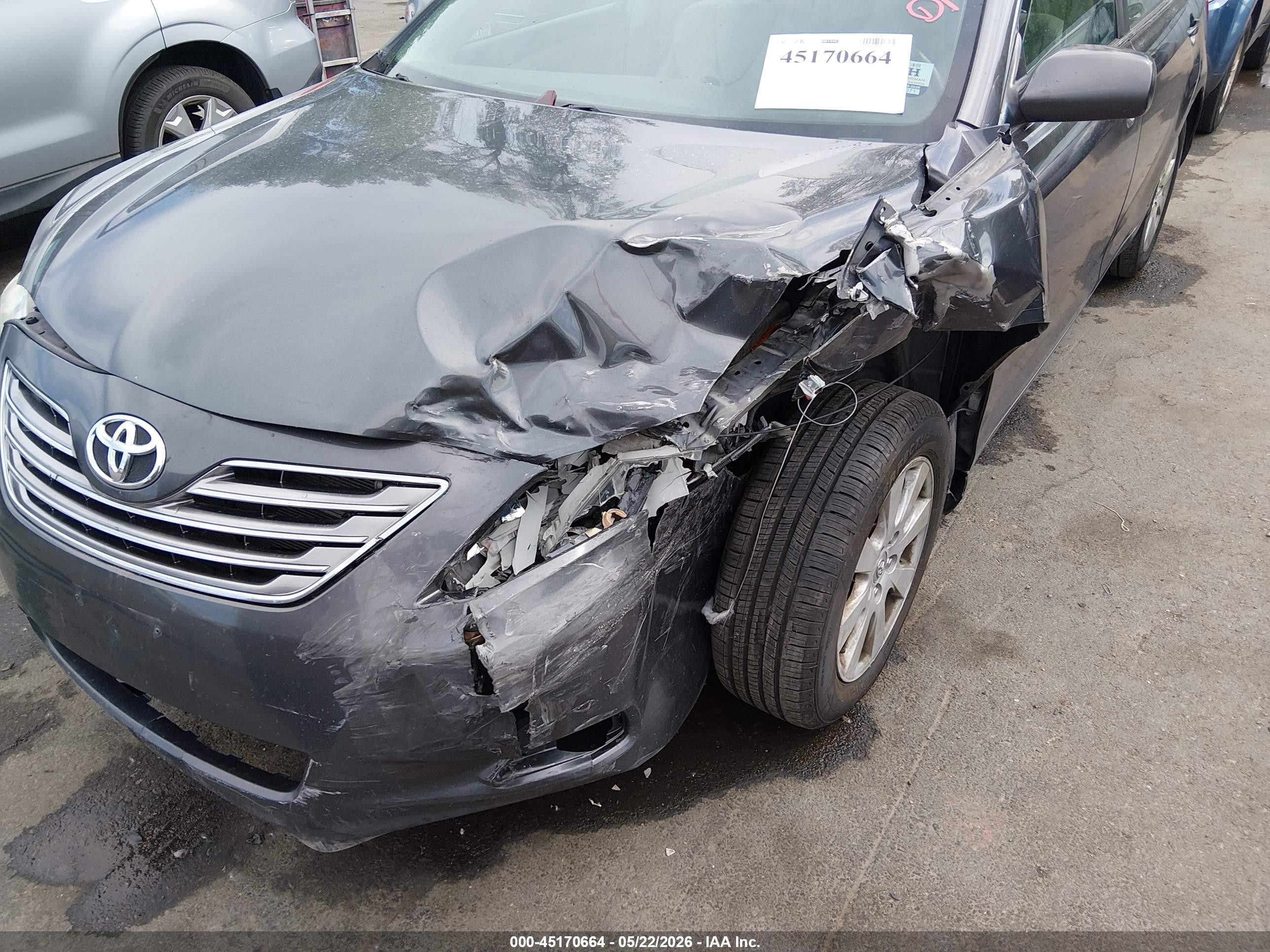 2008 Toyota Camry Hybrid VIN 4T1BB46K28U061885 IAAI salvage auction — Front End, Salvage (Utah), sold $250 on 2026-07-09 (photo 6)