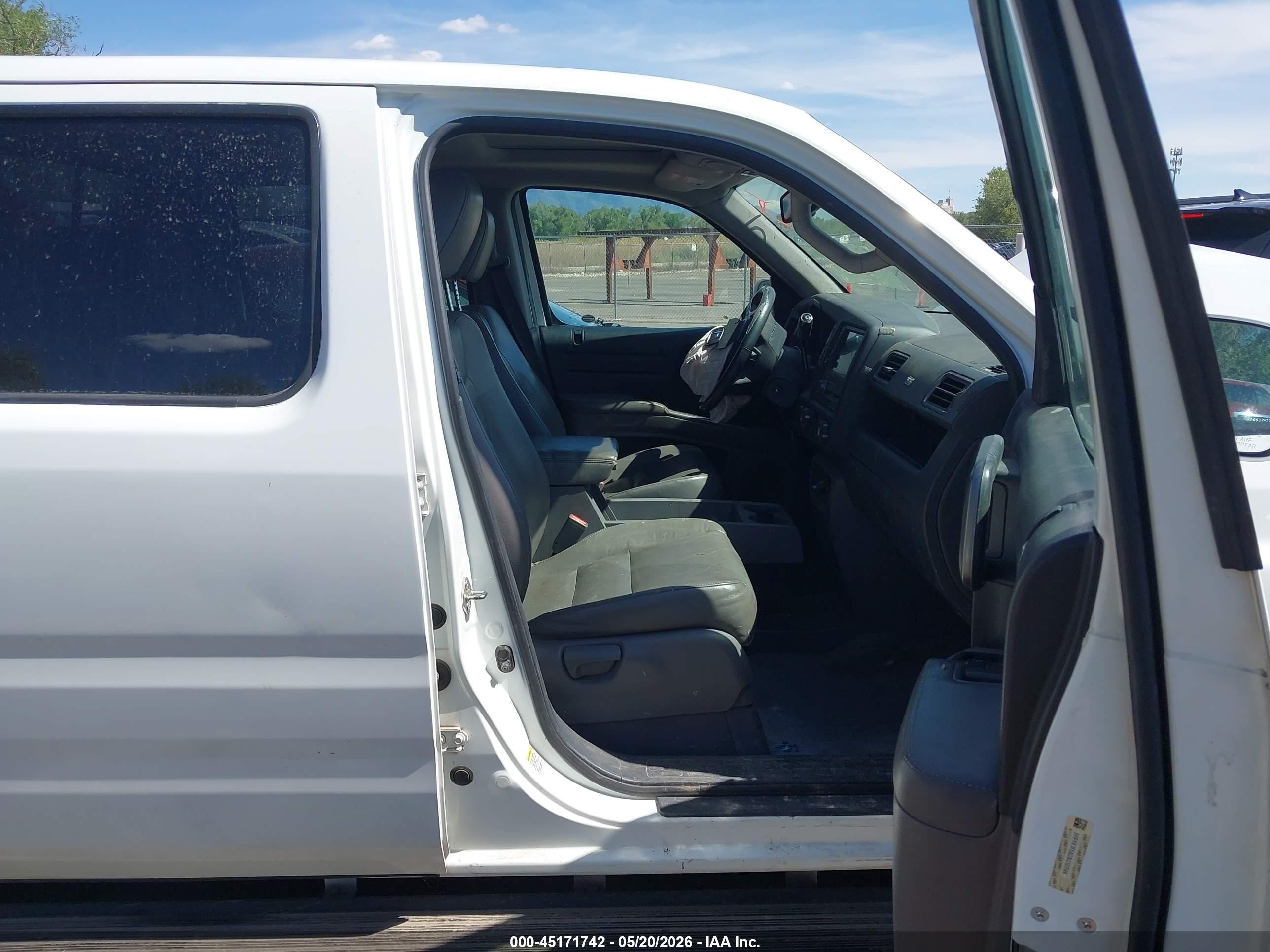 2013 Honda Ridgeline VIN 5FPYK1F58DB010599 IAAI salvage auction — Front End, Salvage (Utah), sold $450 on 2026-07-02 (photo 5)