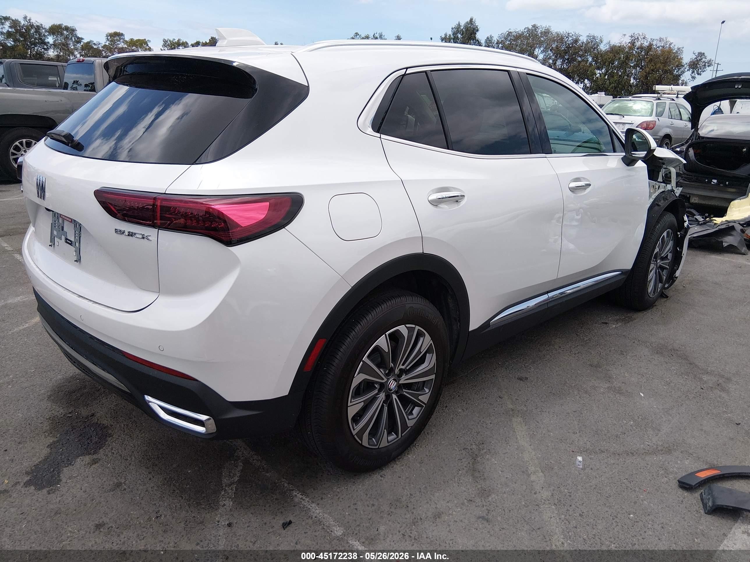 2025 Buick Envision VIN LRBFZKE4XSD008608 IAAI salvage auction — Front End, Salvage (California), sold $5,200 on 2026-09-14 (photo 4)