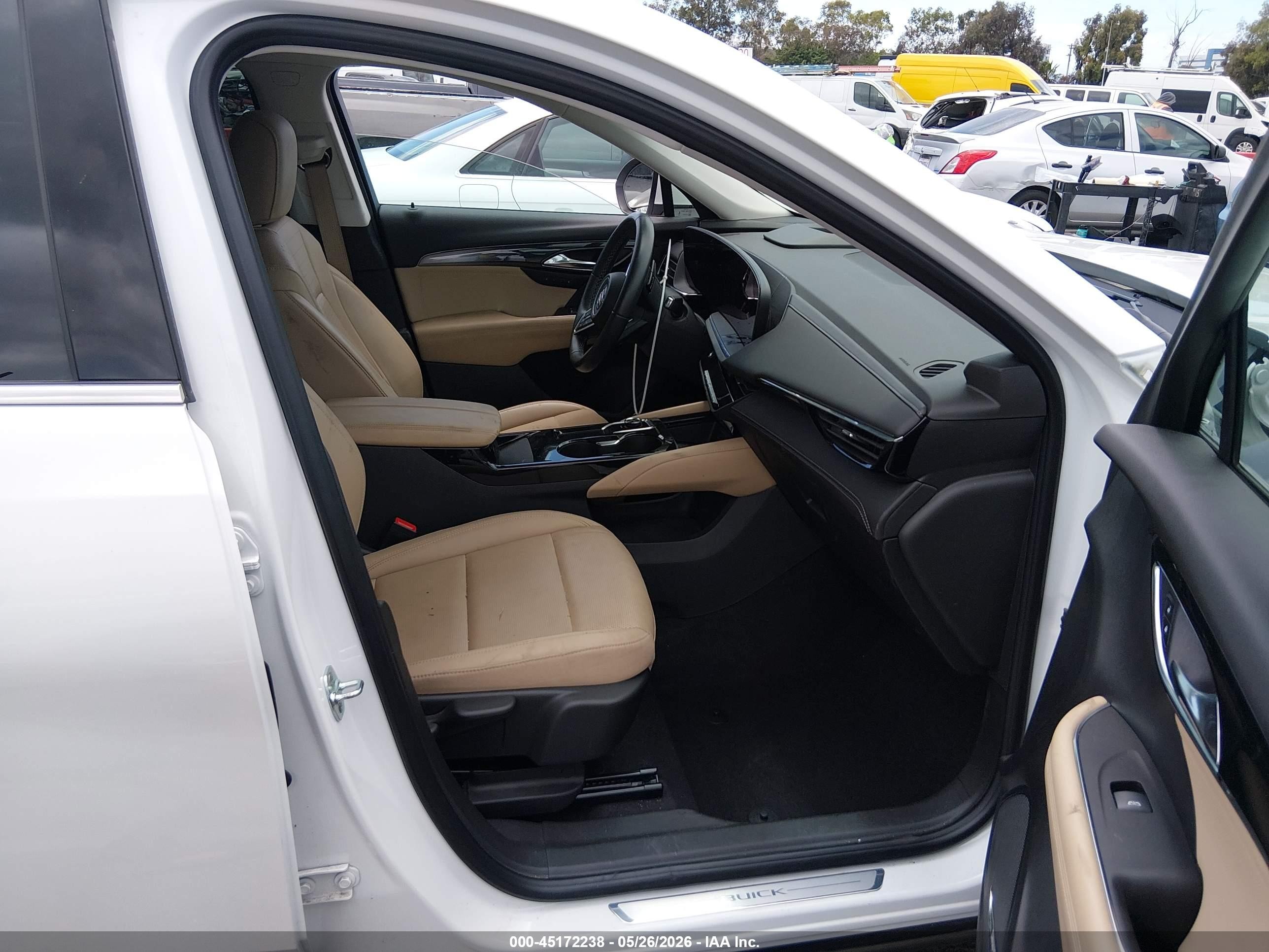 2025 Buick Envision VIN LRBFZKE4XSD008608 IAAI salvage auction — Front End, Salvage (California), sold $5,200 on 2026-09-14 (photo 5)
