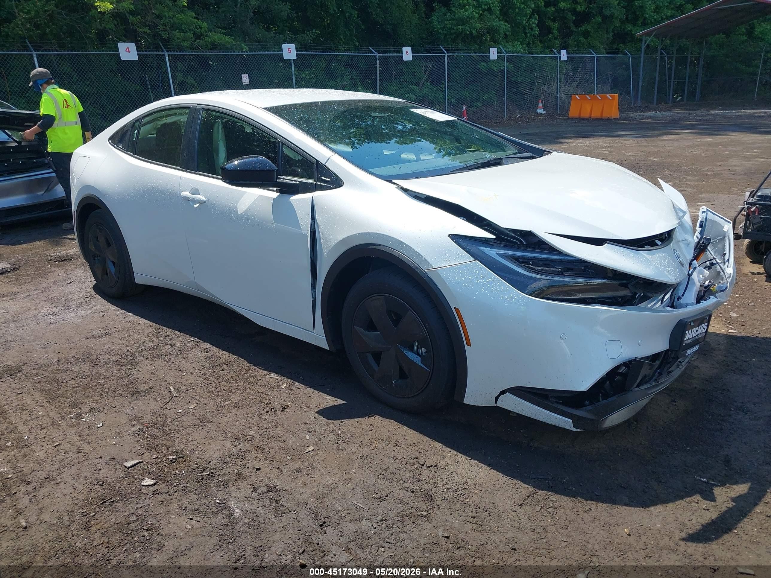 2026 Toyota Prius Plug-In VIN JTDACACU4T3073567 — IAAI salvage auction photo