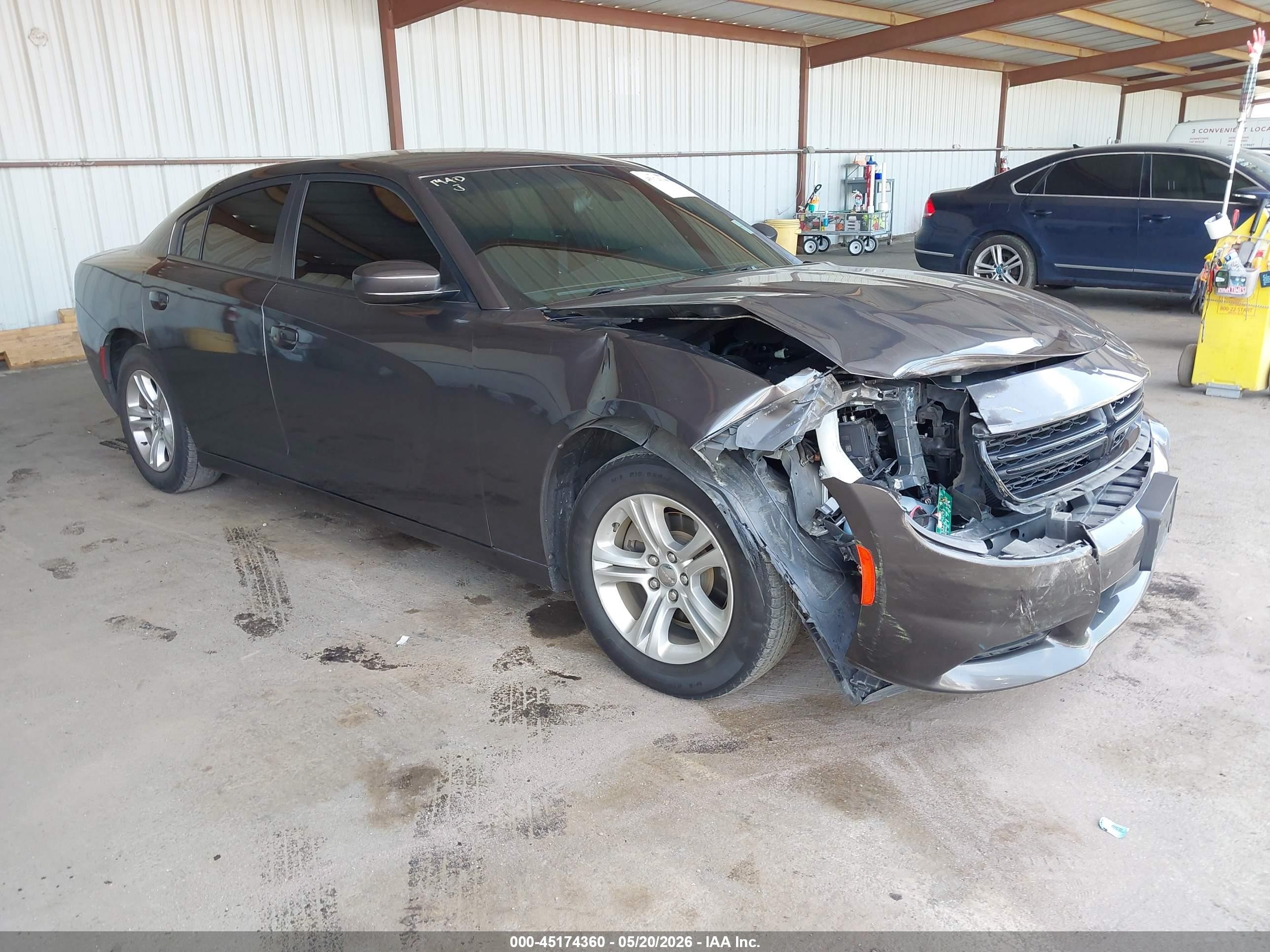 2022 Dodge Charger VIN 2C3CDXBG5NH161777 IAAI salvage auction — Front End, Salvage (California), sold $1,850 on 2026-07-09 (photo 1)