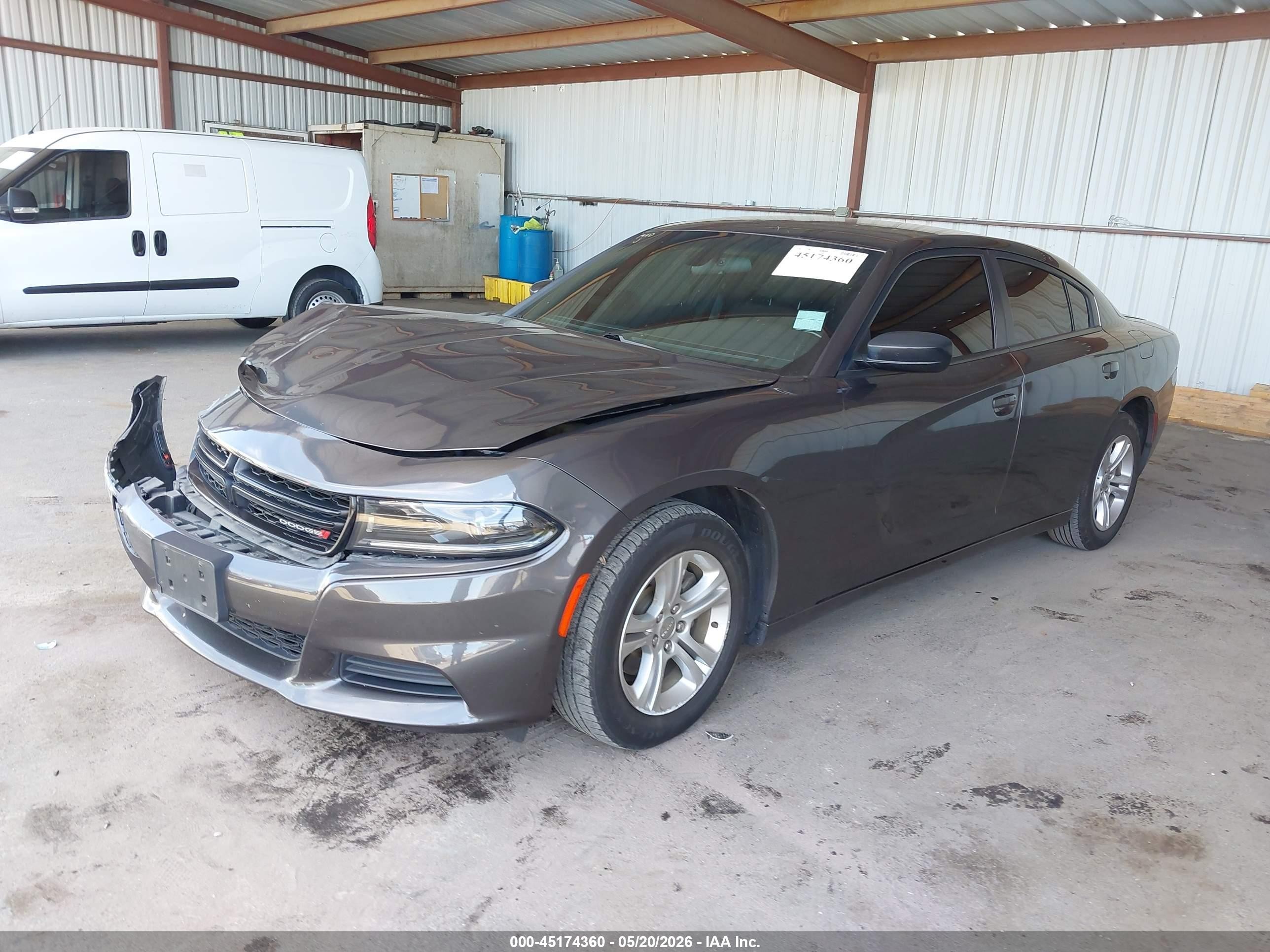 2022 Dodge Charger VIN 2C3CDXBG5NH161777 IAAI salvage auction — Front End, Salvage (California), sold $1,850 on 2026-07-09 (photo 2)