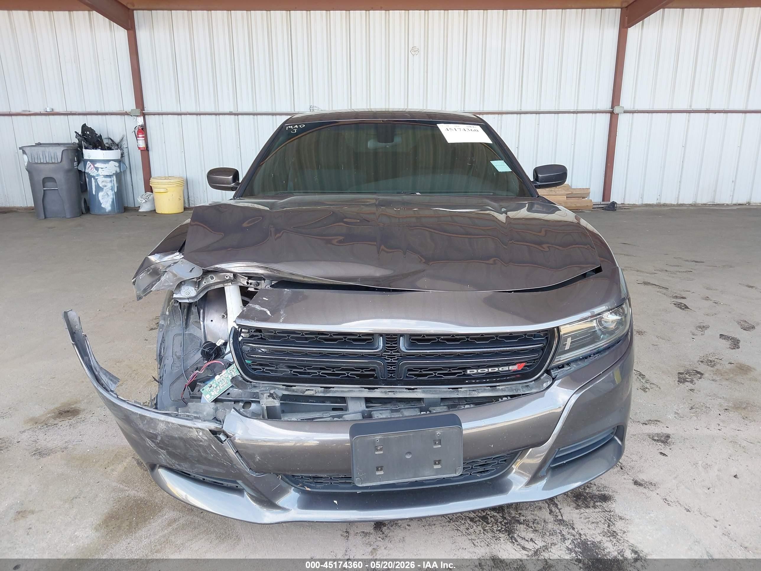 2022 Dodge Charger VIN 2C3CDXBG5NH161777 IAAI salvage auction — Front End, Salvage (California), sold $1,850 on 2026-07-09 (photo 6)