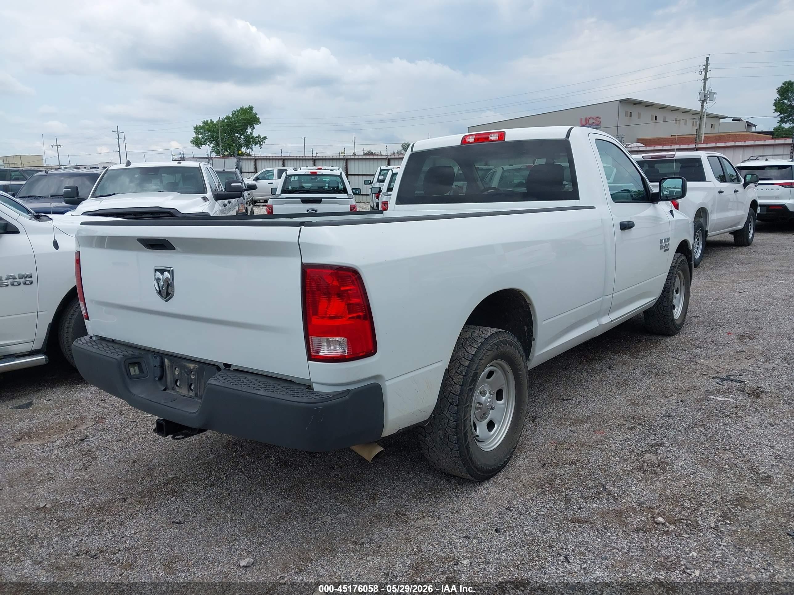 2023 Ram 1500 VIN 3C6JR6DG9PG607516 IAAI salvage auction — Normal Wear, SF97 (Oklahoma), sold $15,700 on 2026-07-09 (photo 4)