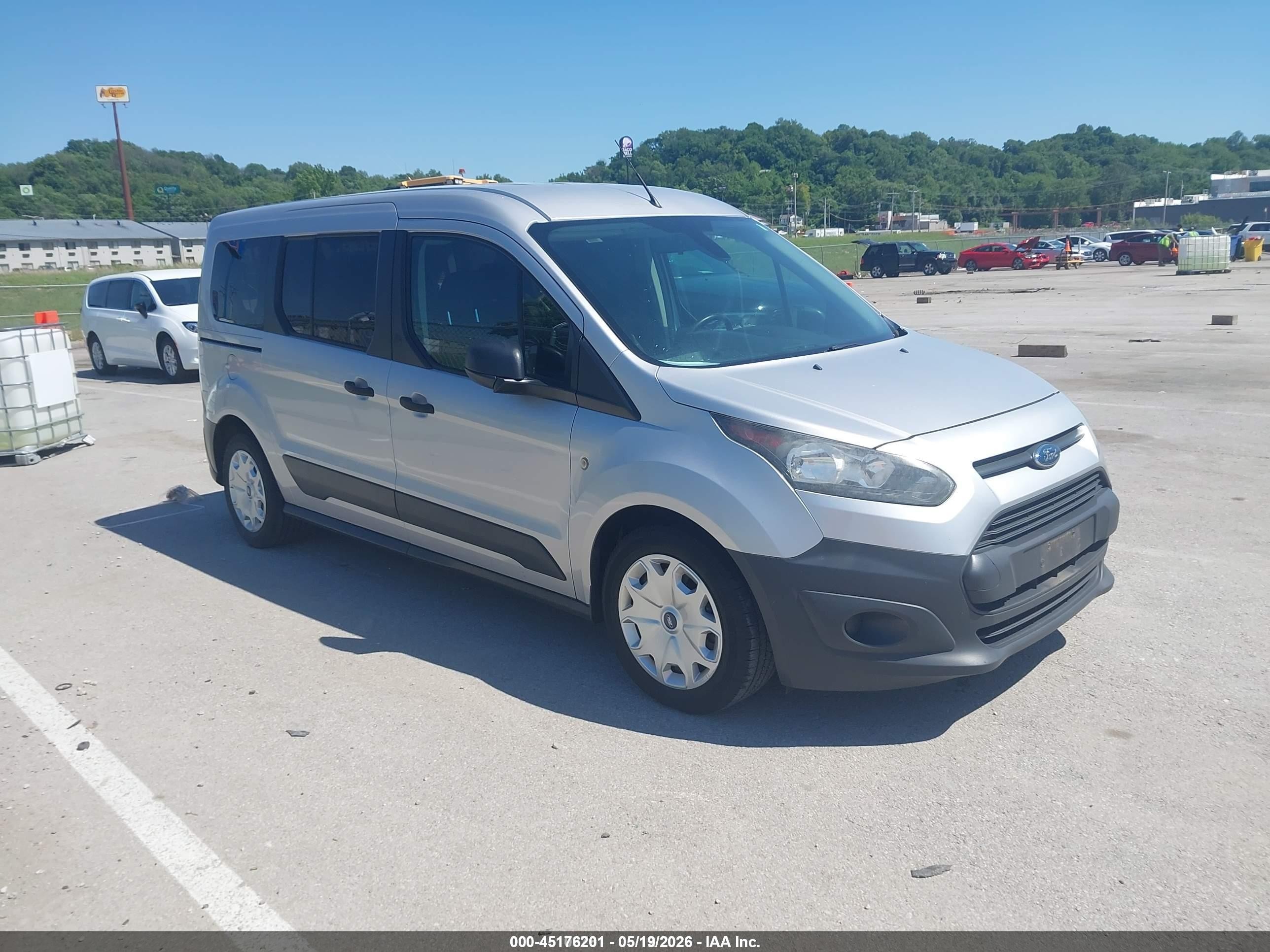 2018 Ford Transit Connect VIN NM0GE9E77J1376360 IAAI salvage auction — Normal Wear, SF97 (Illinois), sold $12,475 on 2026-07-09 (photo 1)