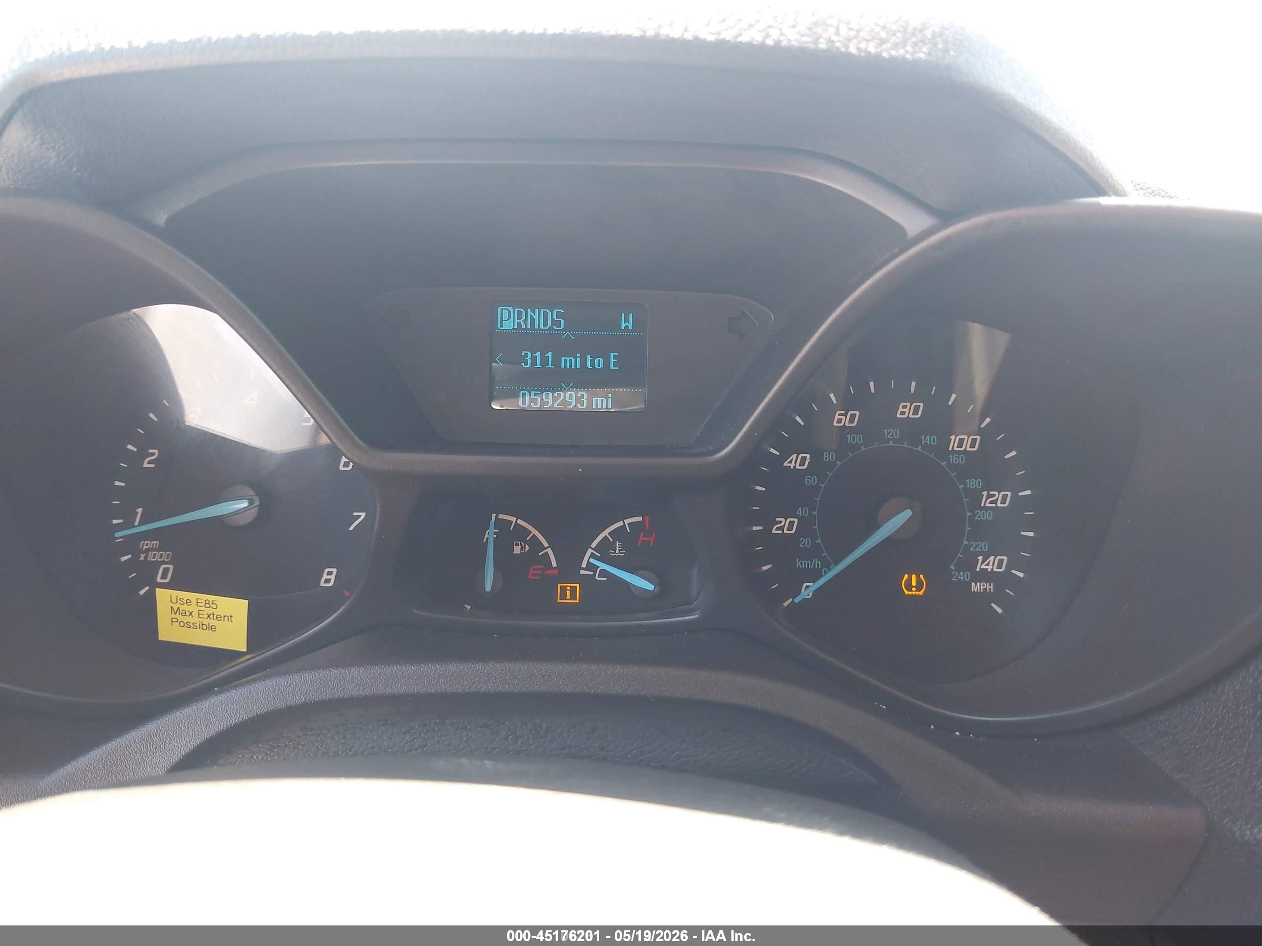2018 Ford Transit Connect VIN NM0GE9E77J1376360 IAAI salvage auction — Normal Wear, SF97 (Illinois), sold $12,475 on 2026-07-09 (photo 7)
