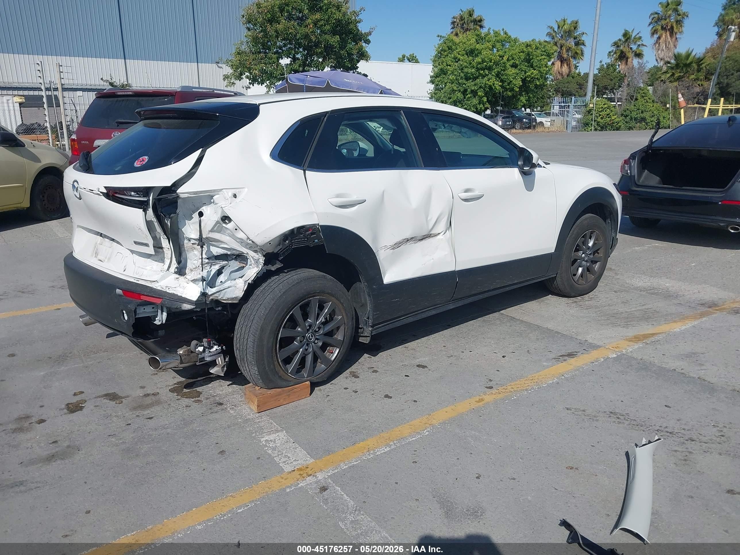 2023 Mazda CX-30 VIN 3MVDMBAM4PM551167 IAAI salvage auction — Rear End, Salvage (California), sold $3,150 on 2026-09-13 (photo 4)