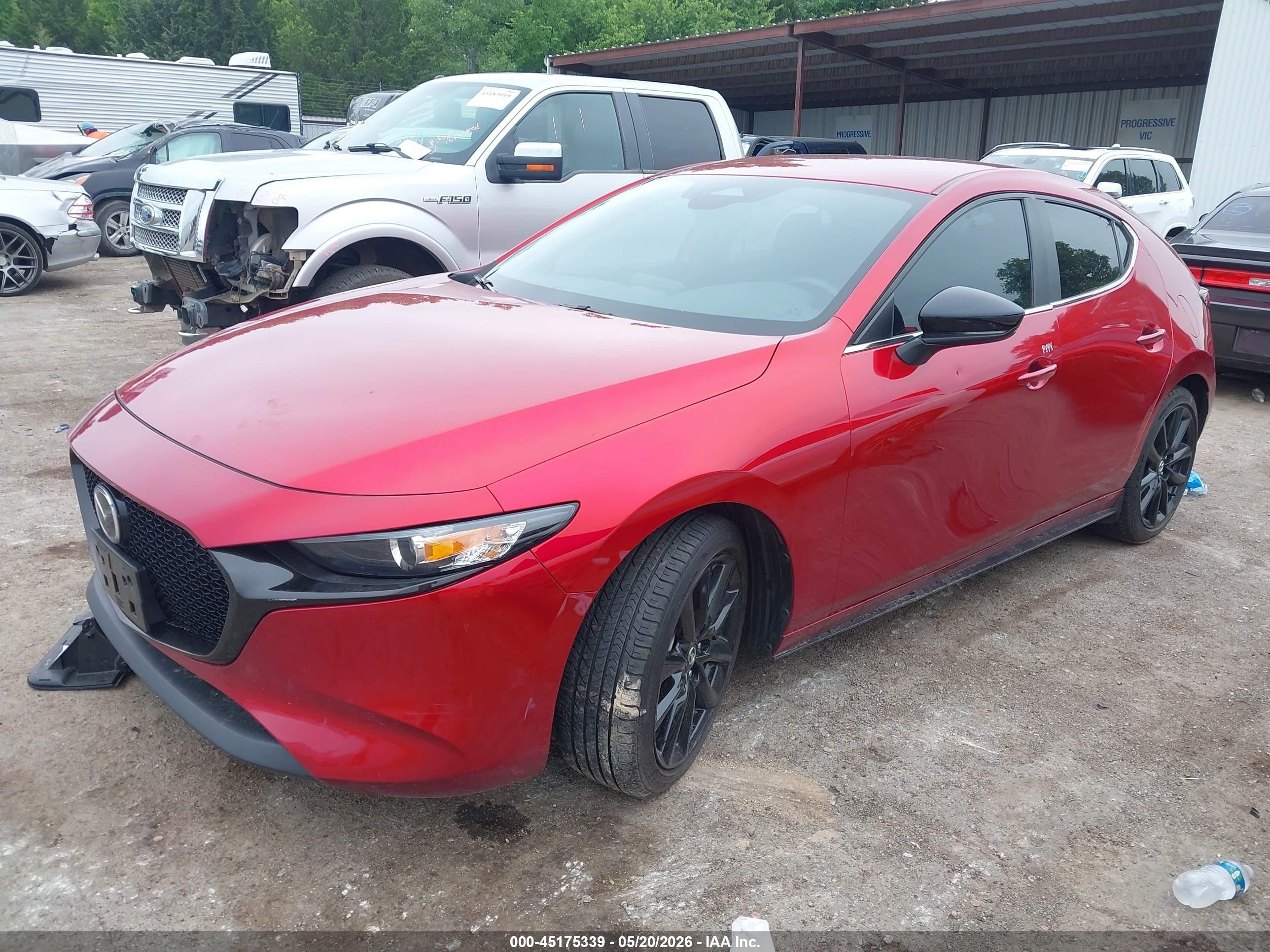 2024 Mazda 3 VIN JM1BPAKM4R1705661 IAAI salvage auction — Side, Clear (Oklahoma), sold $7,100 on 2026-09-25 (photo 2)