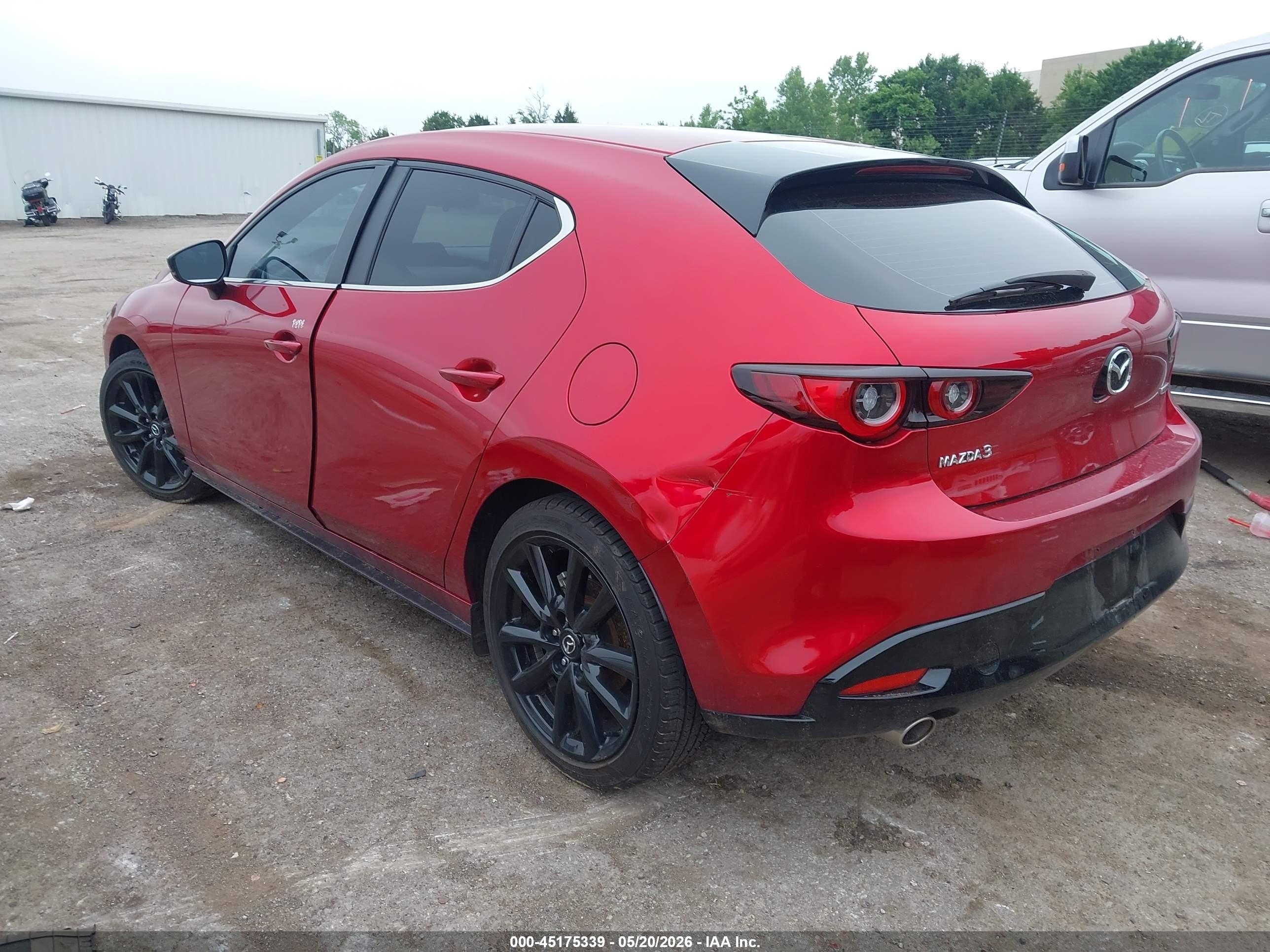 2024 Mazda 3 VIN JM1BPAKM4R1705661 IAAI salvage auction — Side, Clear (Oklahoma), sold $7,100 on 2026-09-25 (photo 3)