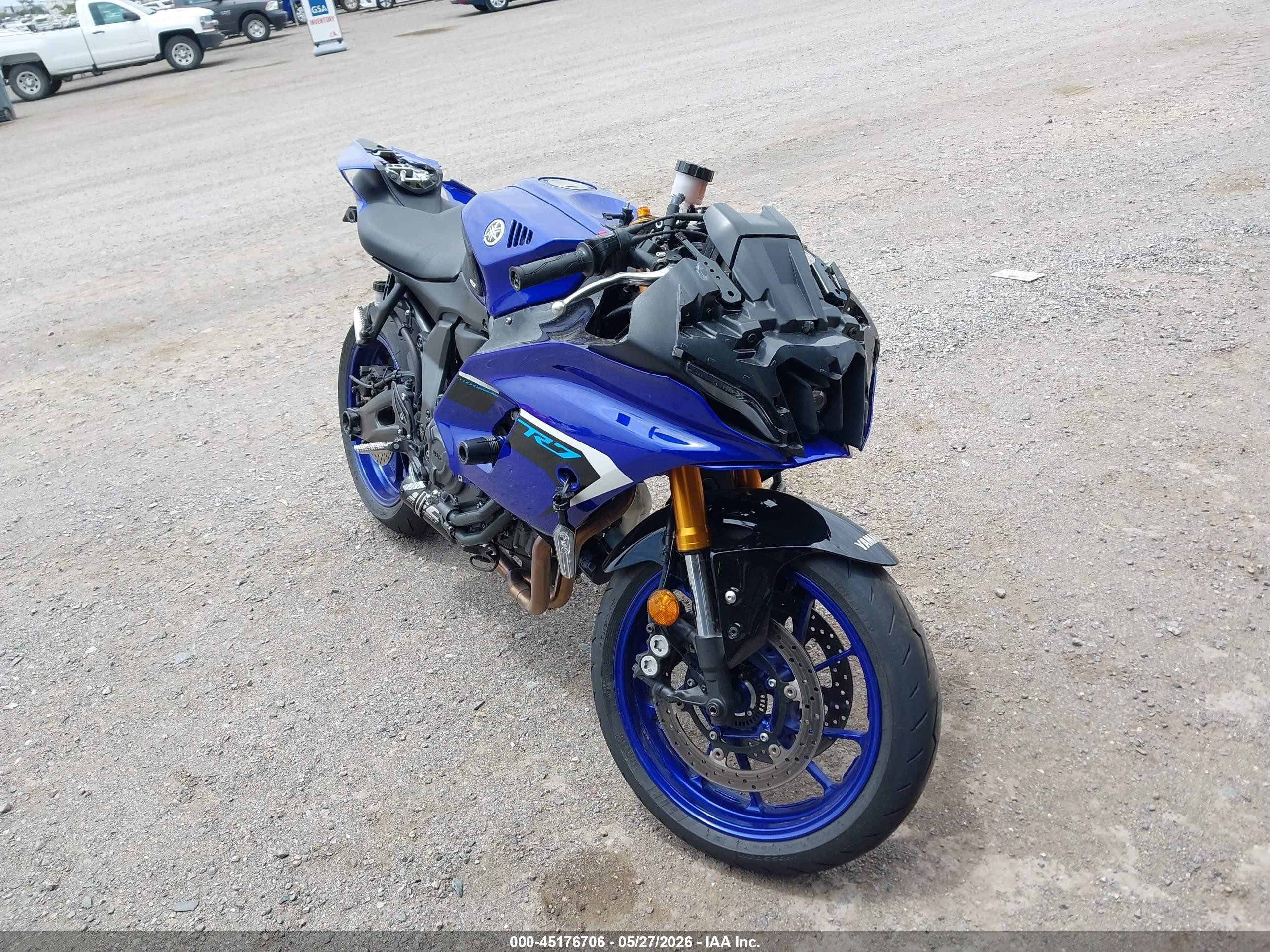 2025 Yamaha Yzf VIN JYARM38Y3SA004267 IAAI salvage auction — Rear End, Salvage (California), sold $3,300 on 2026-09-13 (photo 1)