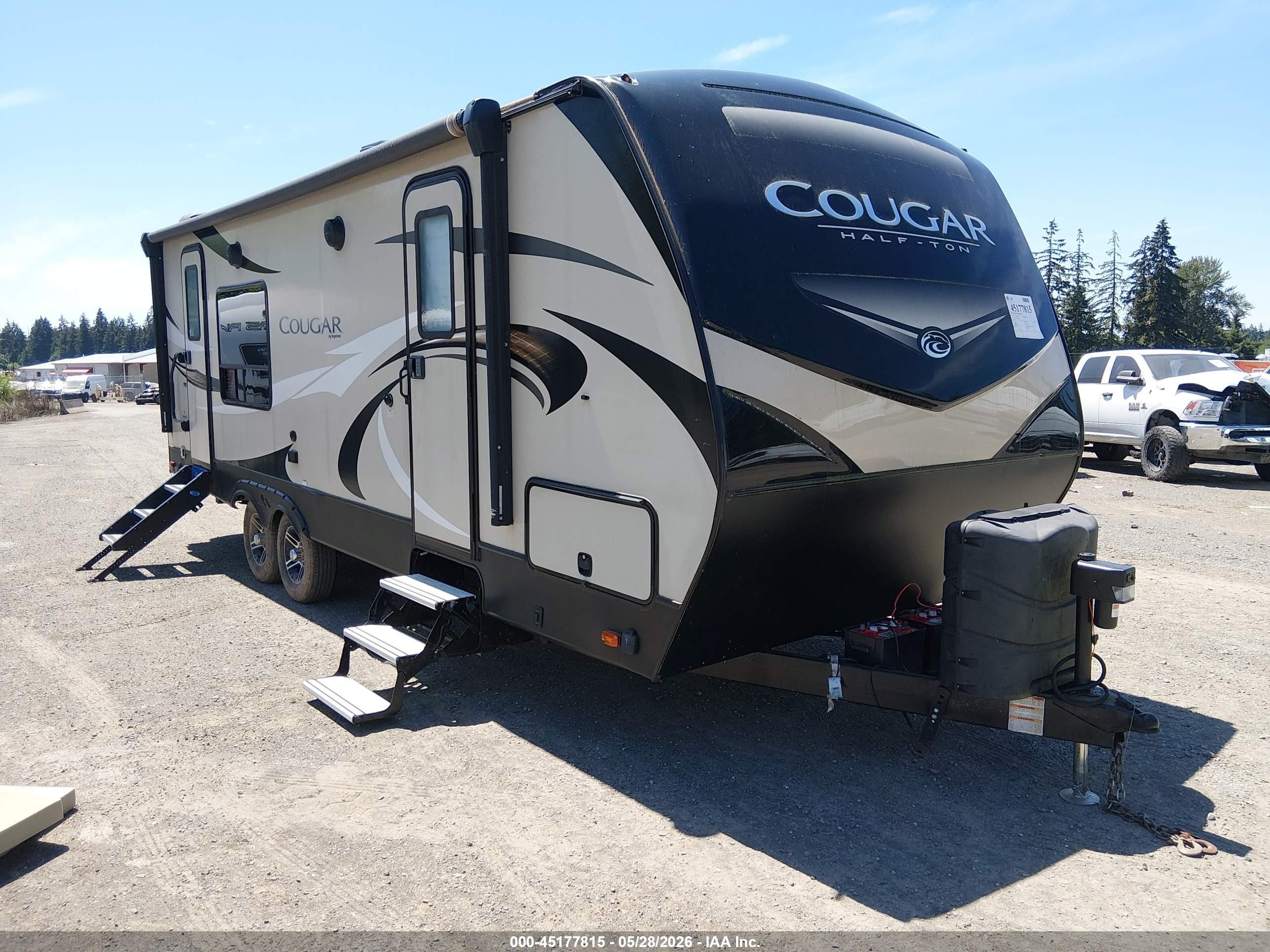 2019 Keystone Cougar VIN 4YDT24S22KC509891 — IAAI salvage auction photo