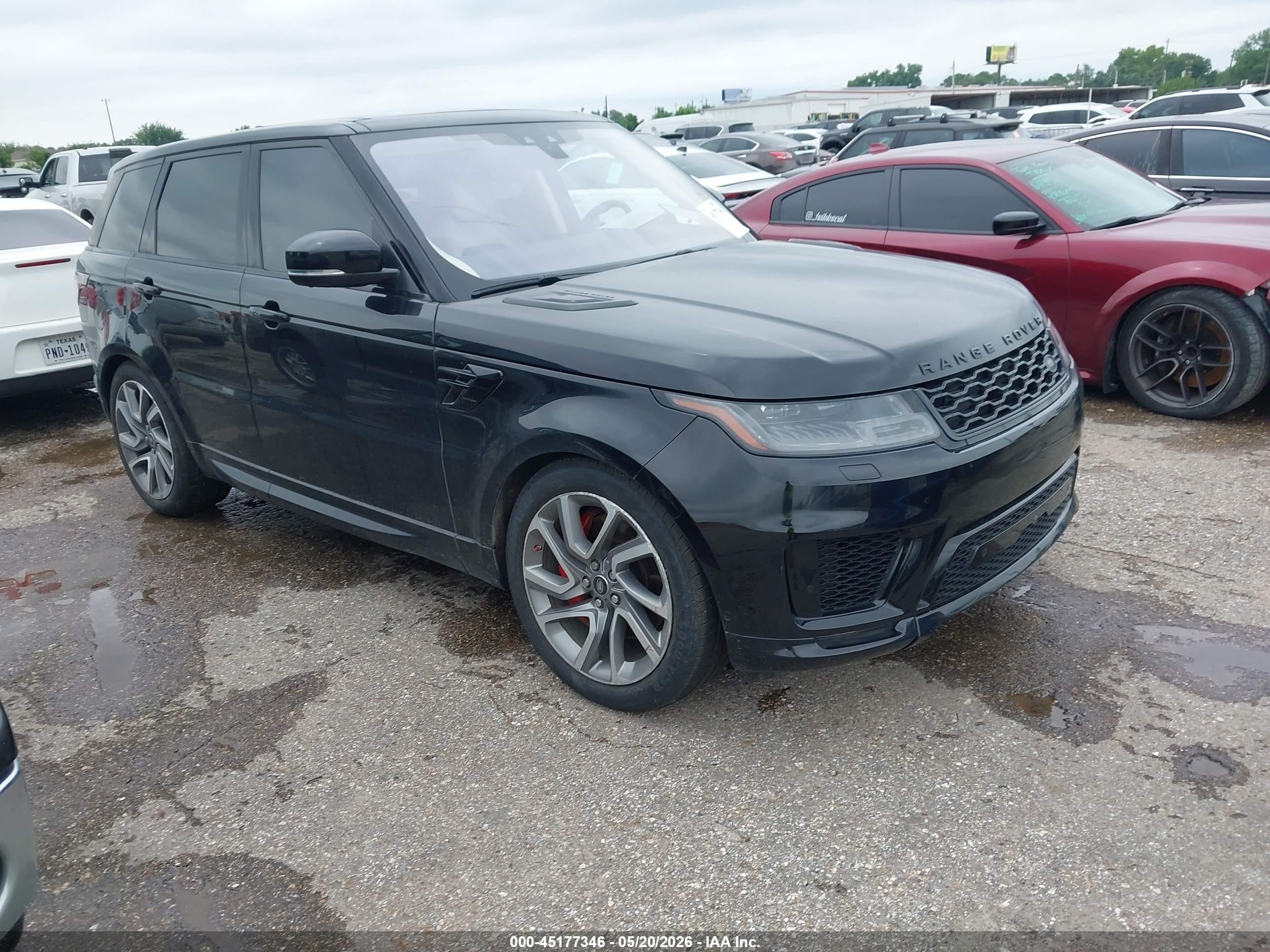 2018 Land Rover Range Rover Sport VIN SALWV2RE7JA193404 — IAAI salvage auction photo