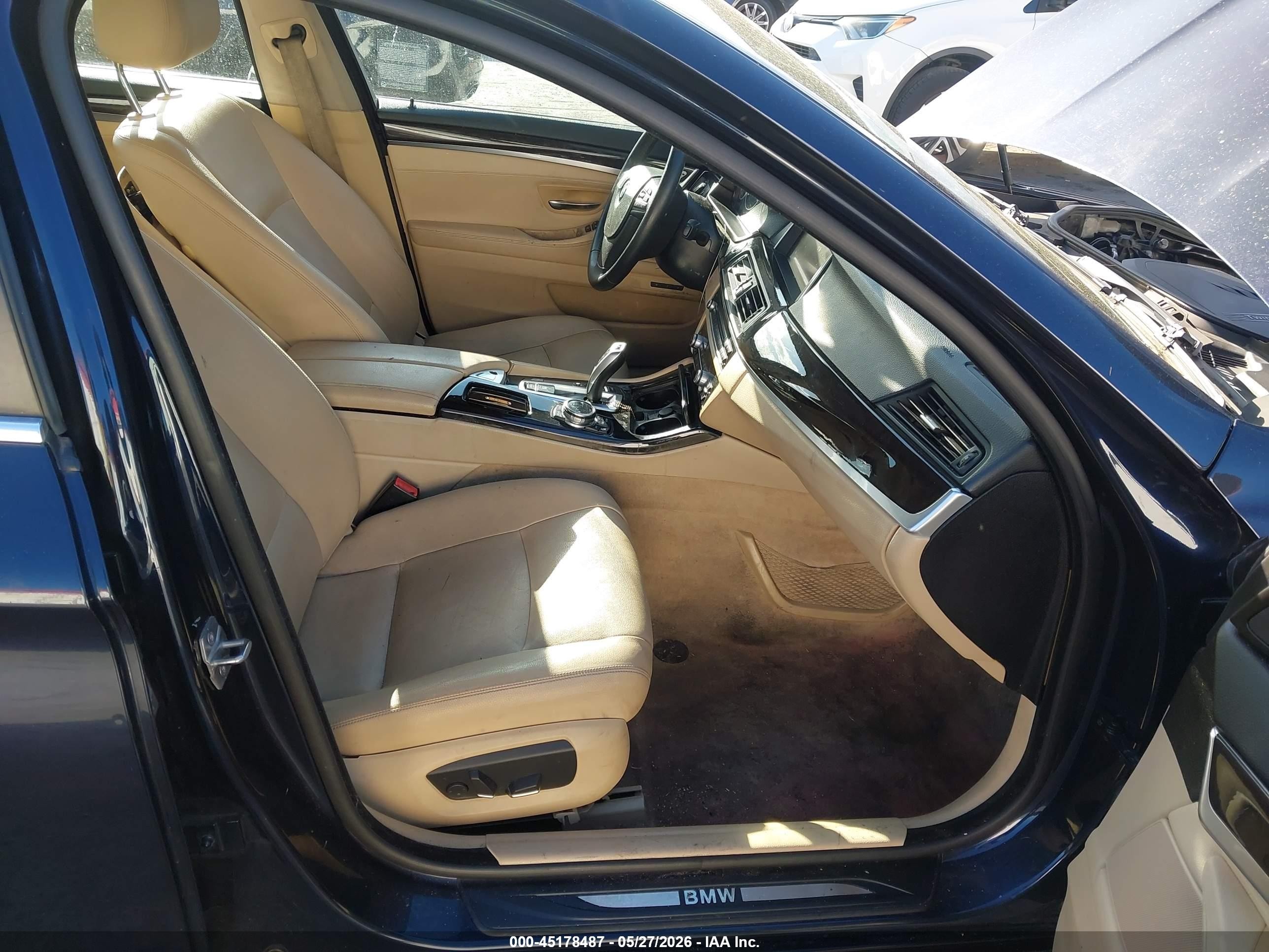 2014 BMW 5 Series VIN WBA5A5C52ED507762 IAAI salvage auction — Rear End, Salvage (California), sold $775 on 2026-07-09 (photo 5)