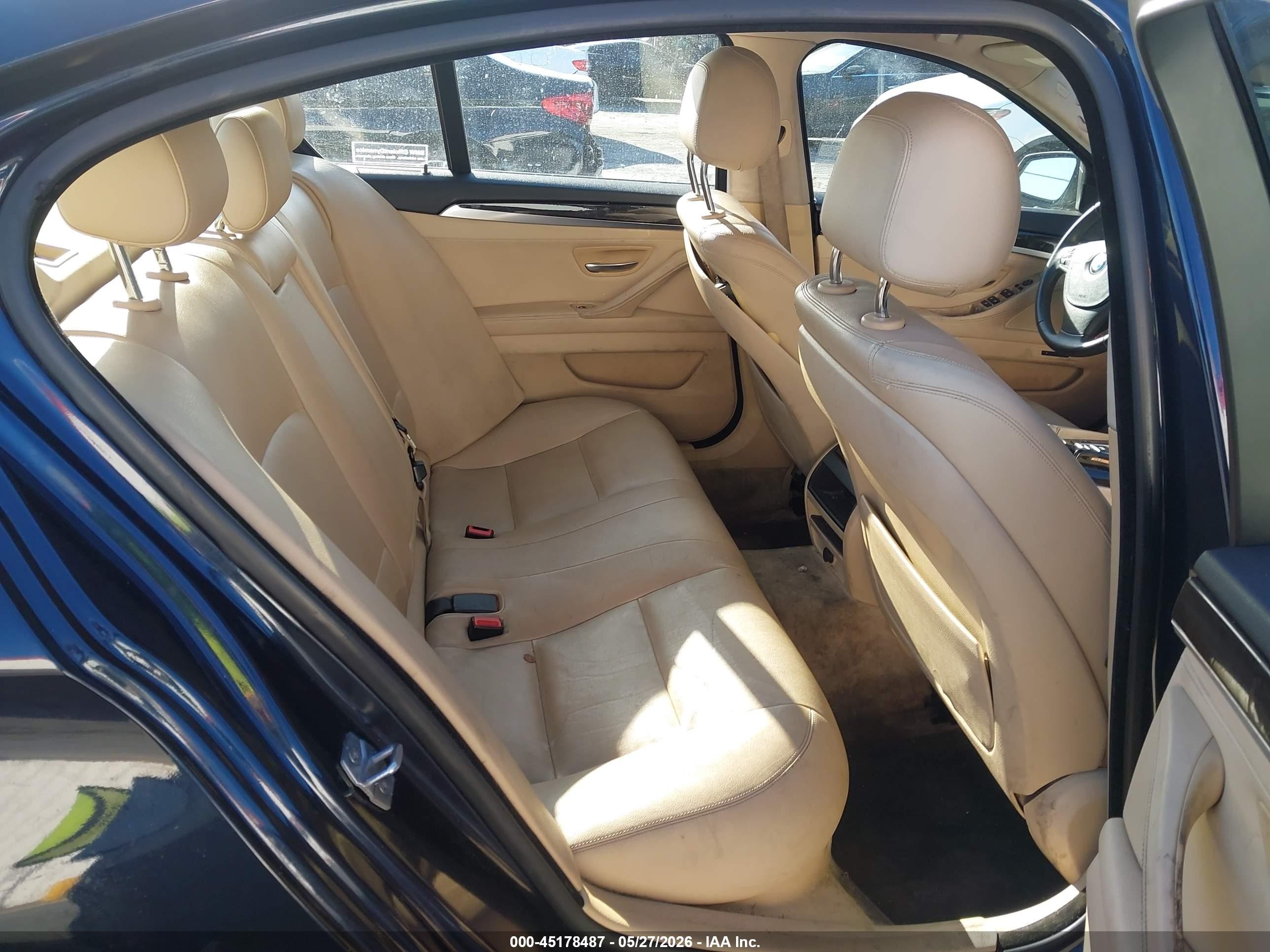 2014 BMW 5 Series VIN WBA5A5C52ED507762 IAAI salvage auction — Rear End, Salvage (California), sold $775 on 2026-07-09 (photo 8)