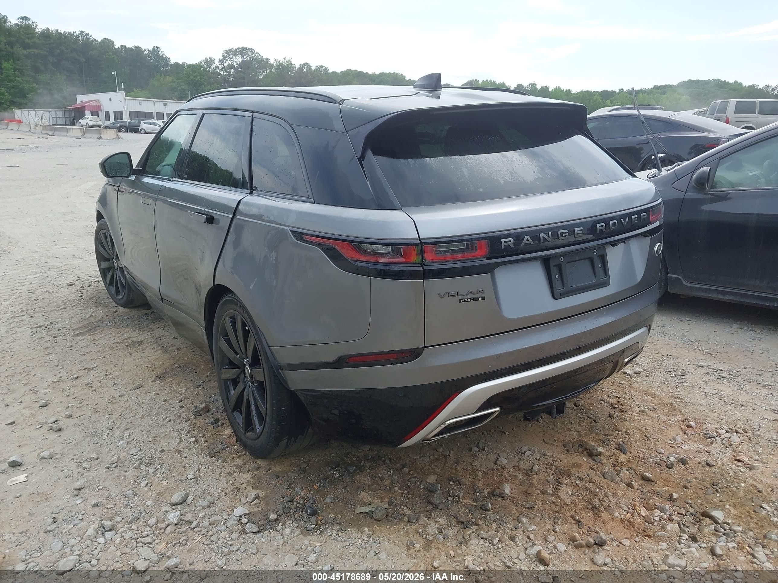 2020 Land rover Range rover velar VIN SALYK2FV6LA254010 IAAI salvage auction — Side, Clear (Georgia), sold $9,600 on 2026-05-26 (photo 3)