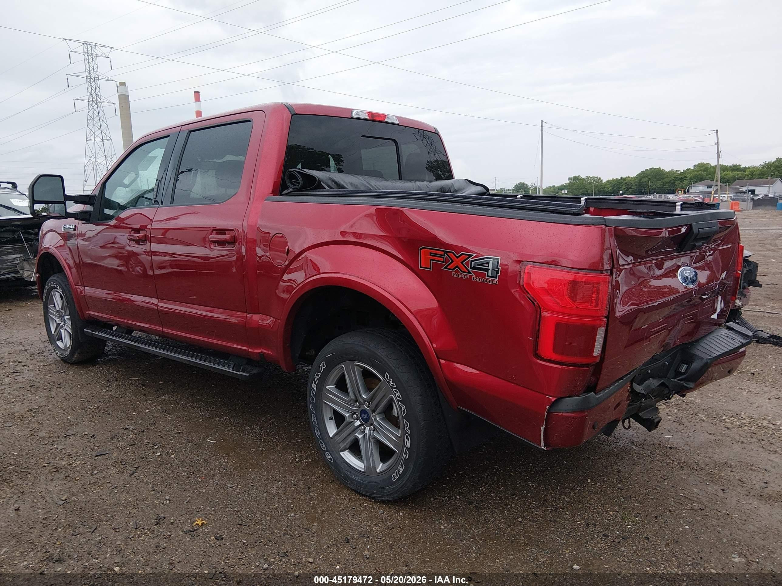 2019 Ford F-150 VIN 1FTEW1E57KFA57701 IAAI salvage auction — Rear End, Clear (Indiana), sold $13,100 on 2026-07-11 (photo 3)