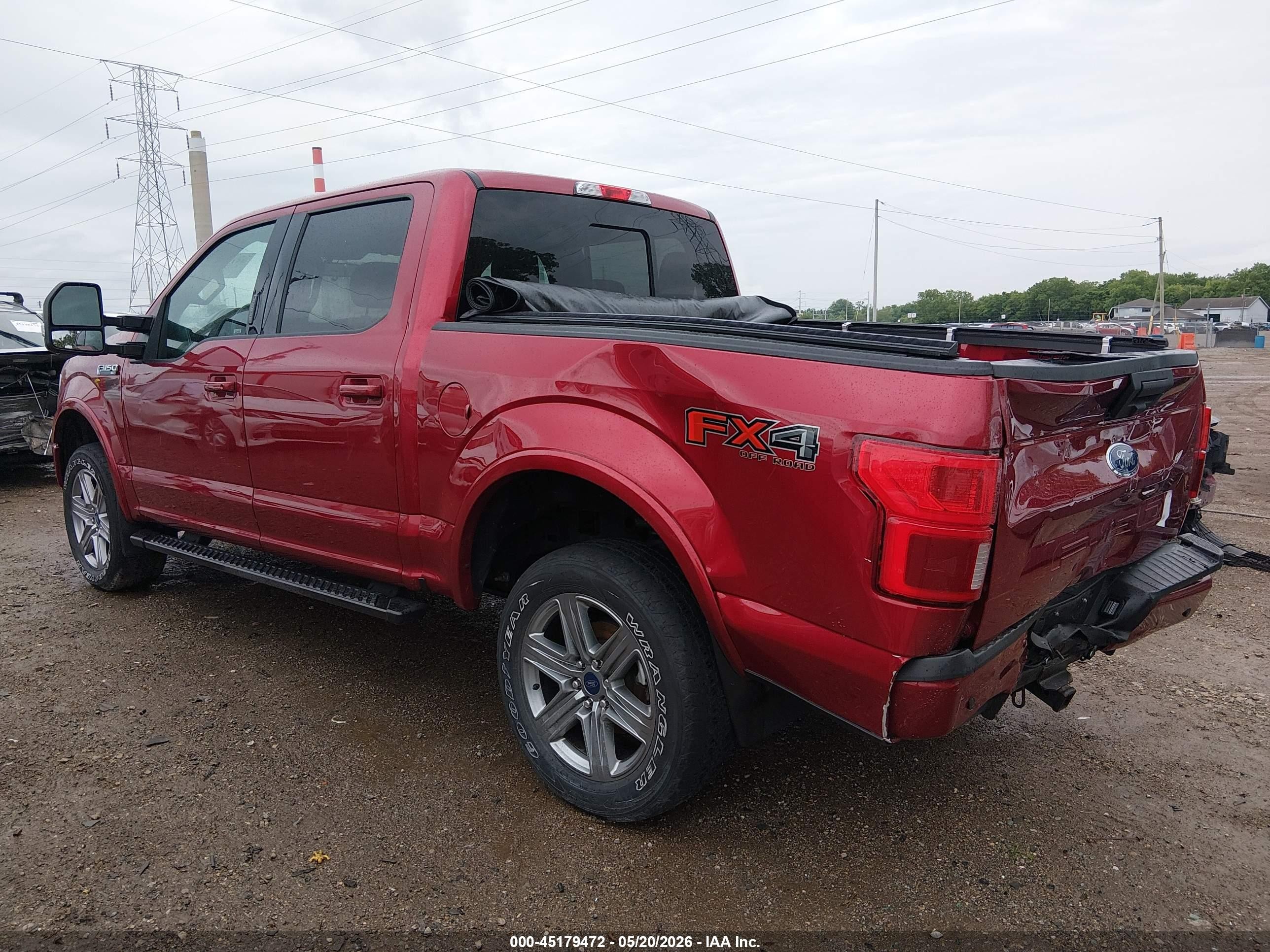 2019 Ford F-150 VIN 1FTEW1E57KFA57701 IAAI salvage auction — Rear End, Clear (Indiana), sold $13,100 on 2026-07-11 (photo 6)