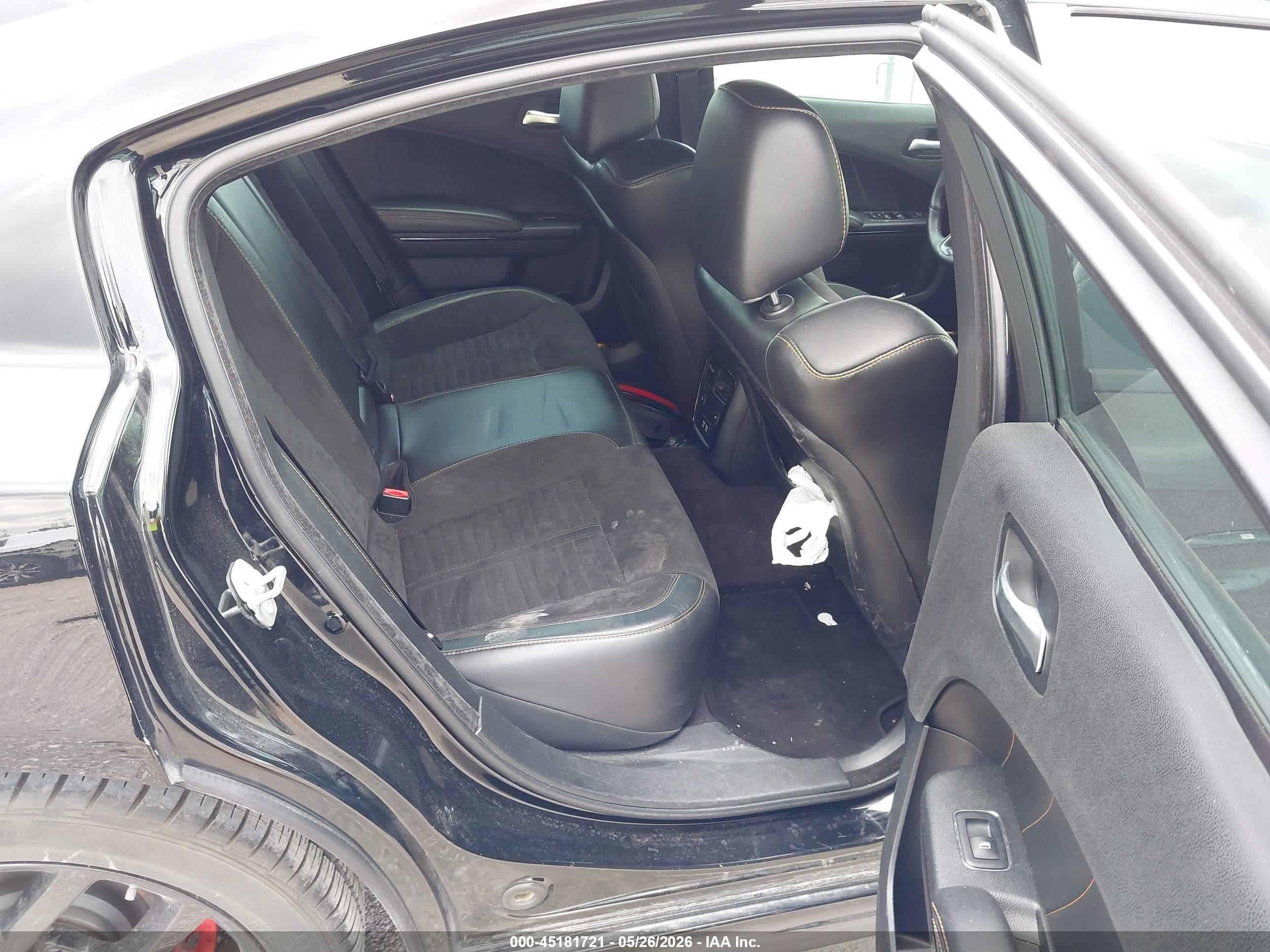 2017 Dodge Charger VIN 2C3CDXCT0HH595654 IAAI salvage auction — Front & Rear, Original (Texas), sold $5,200 on 2026-07-11 (photo 8)