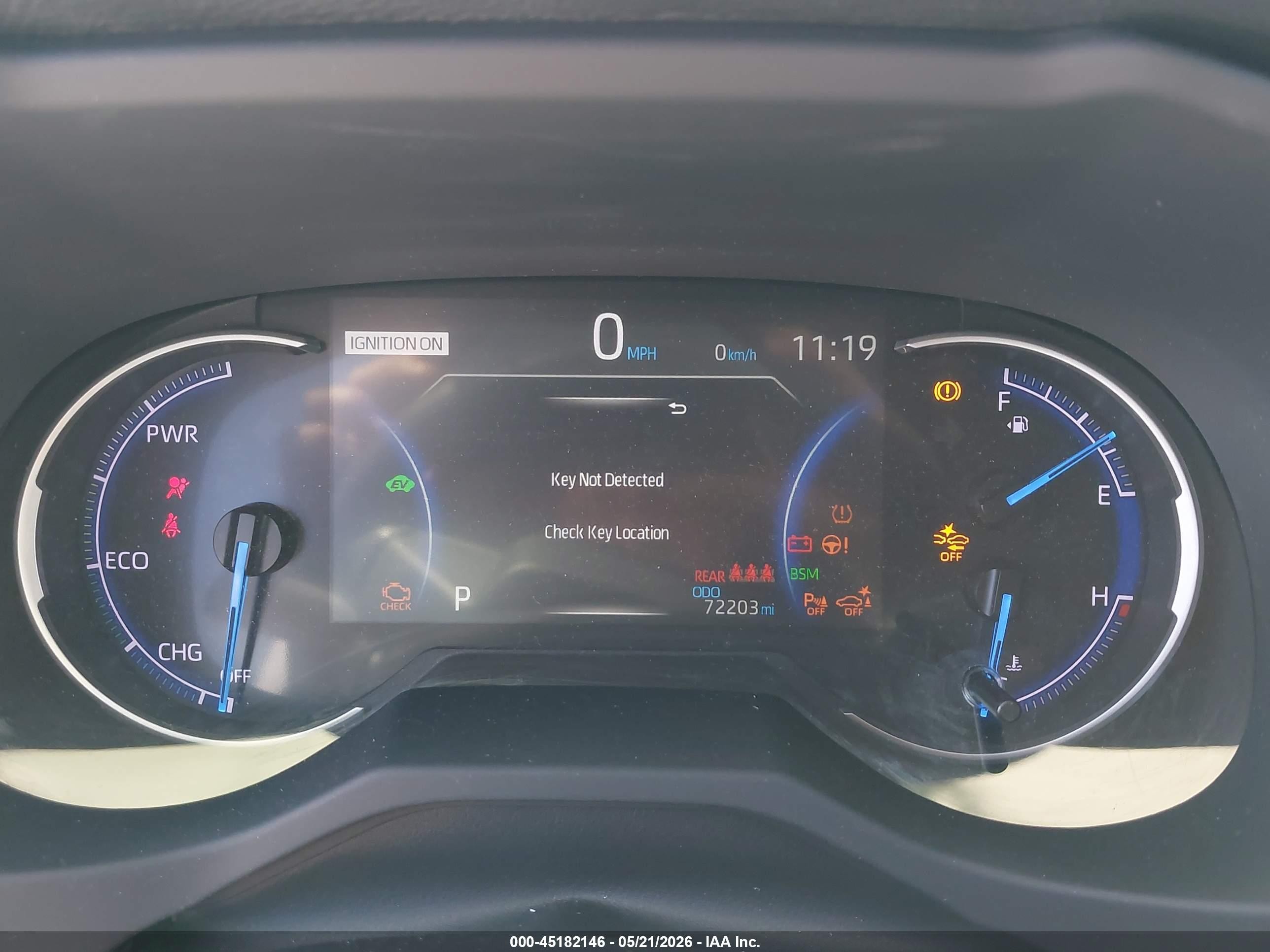 2019 Toyota RAV4 Hybrid VIN JTMEWRFV4KD506468 IAAI salvage auction — Unknown, Salvage (Oregon), sold $12,400 on 2026-07-09 (photo 7)